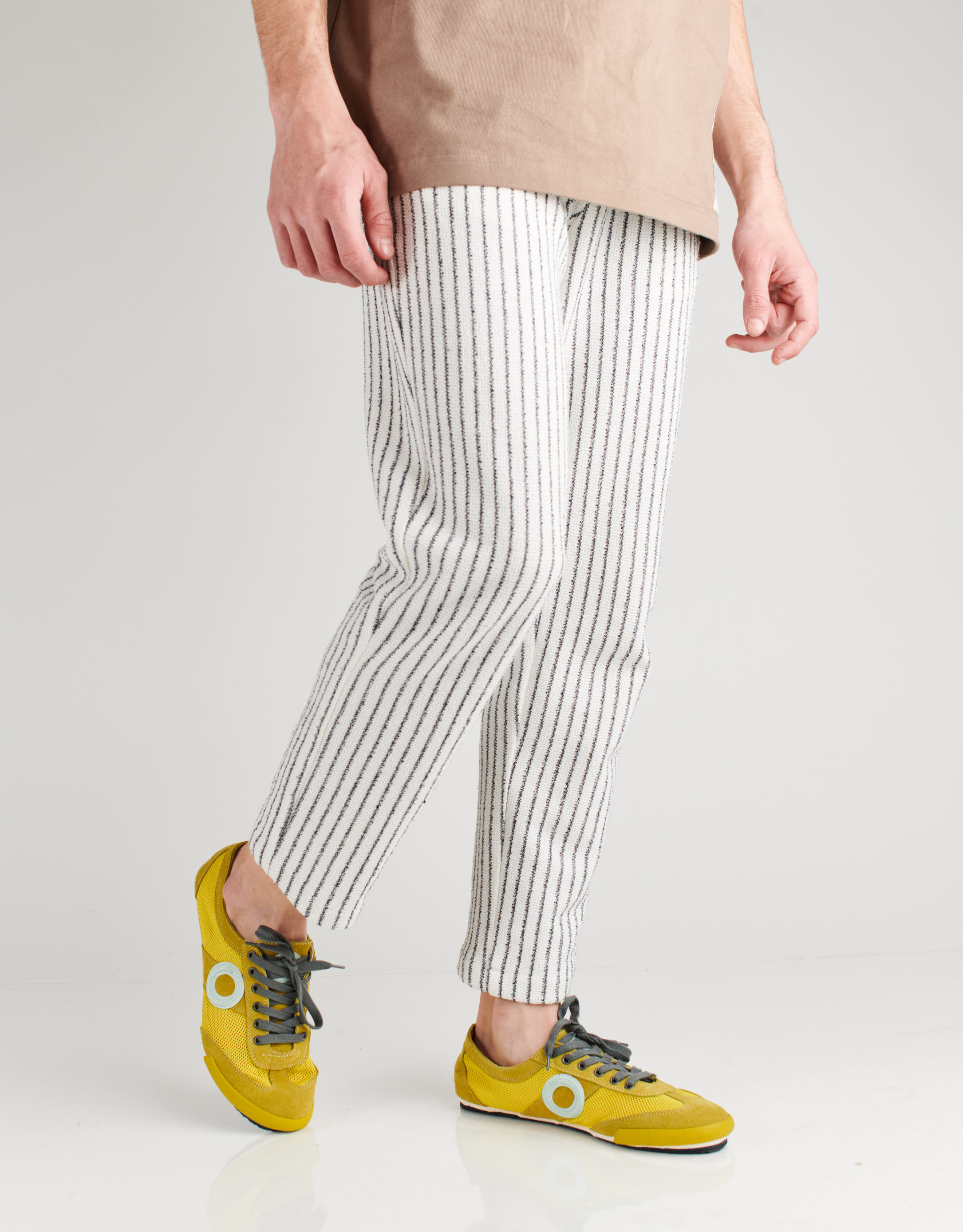 נעלי גברים - Aro - סניקרס JOANETA - צהוב   אפור