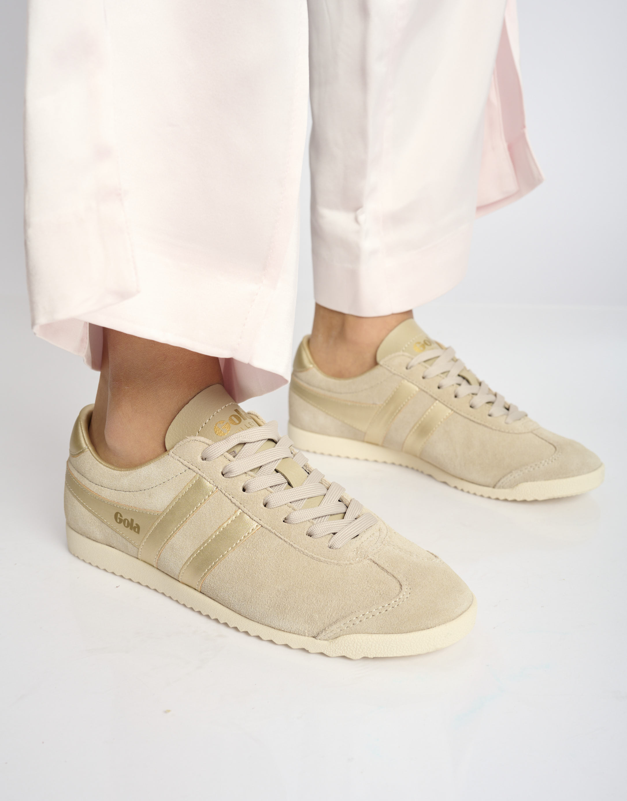 נעלי נשים - Gola - סניקרס BULLET PEARL - בז'2