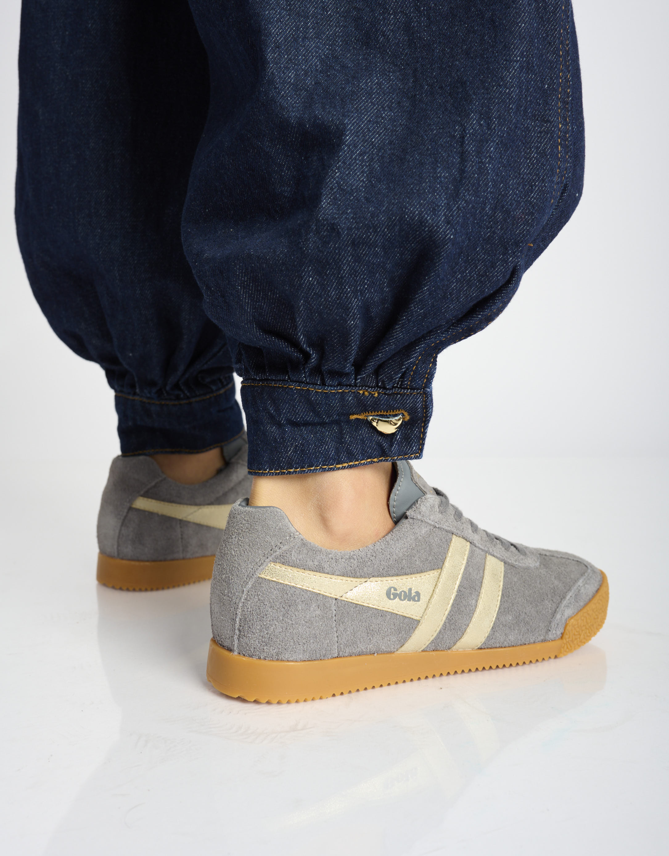 נעלי נשים - Gola - סניקרס HARRIER MIRROR - אפור3