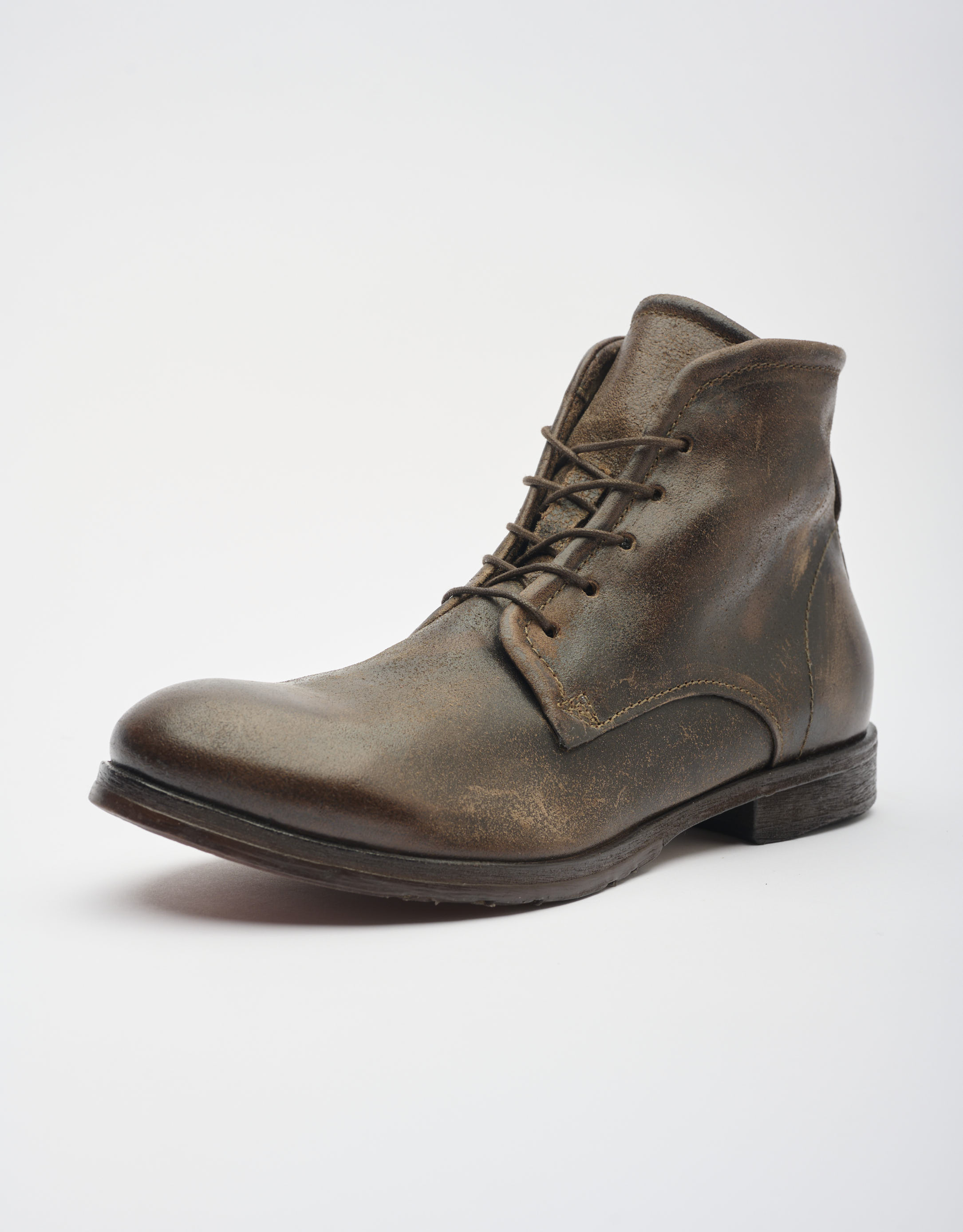 נעלי גברים - A.S. 98 - נעליים גבוהות CLASH - חום3