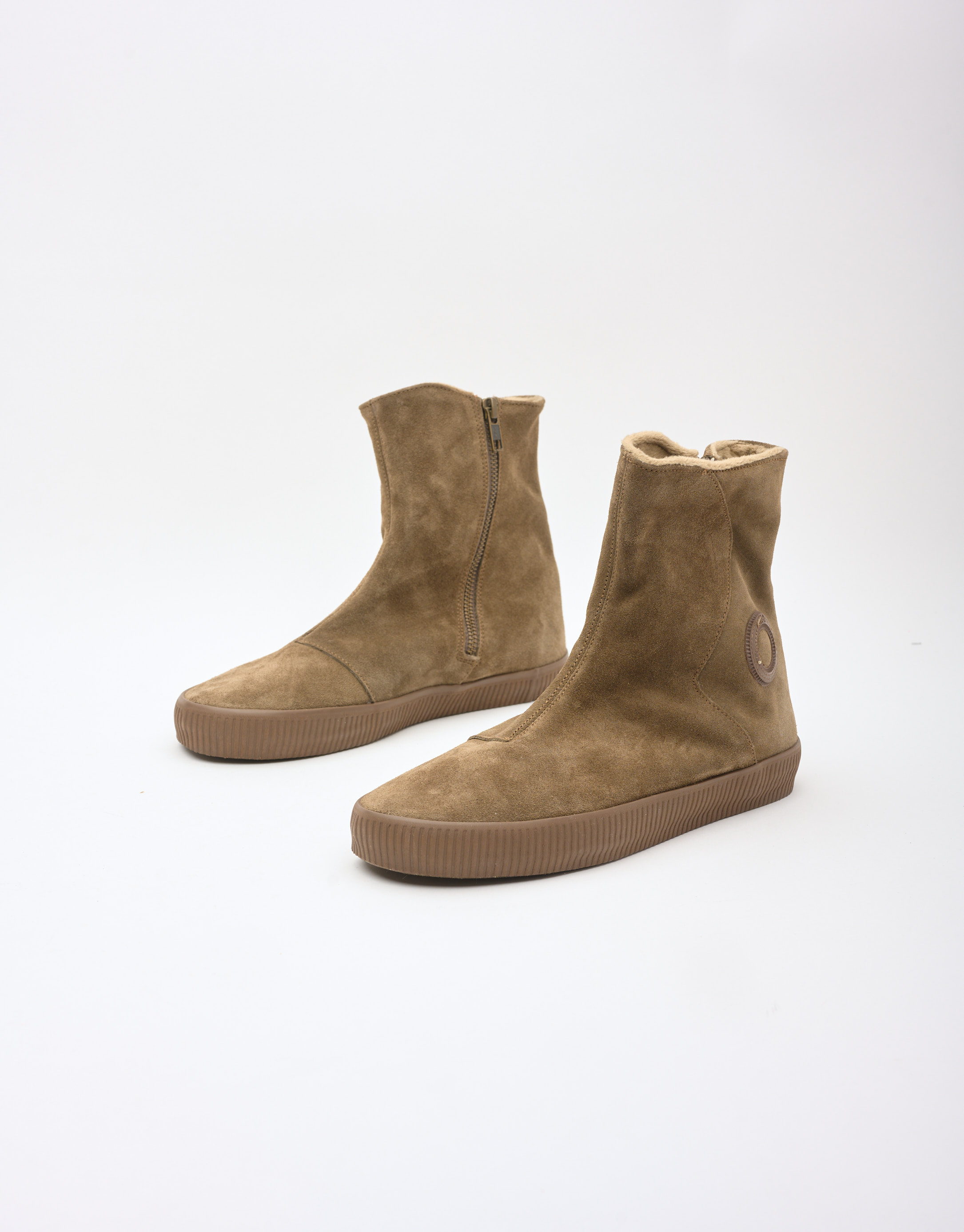 נעלי נשים - Aro - מגפני מעטפה מזמש NOELLE - חום4