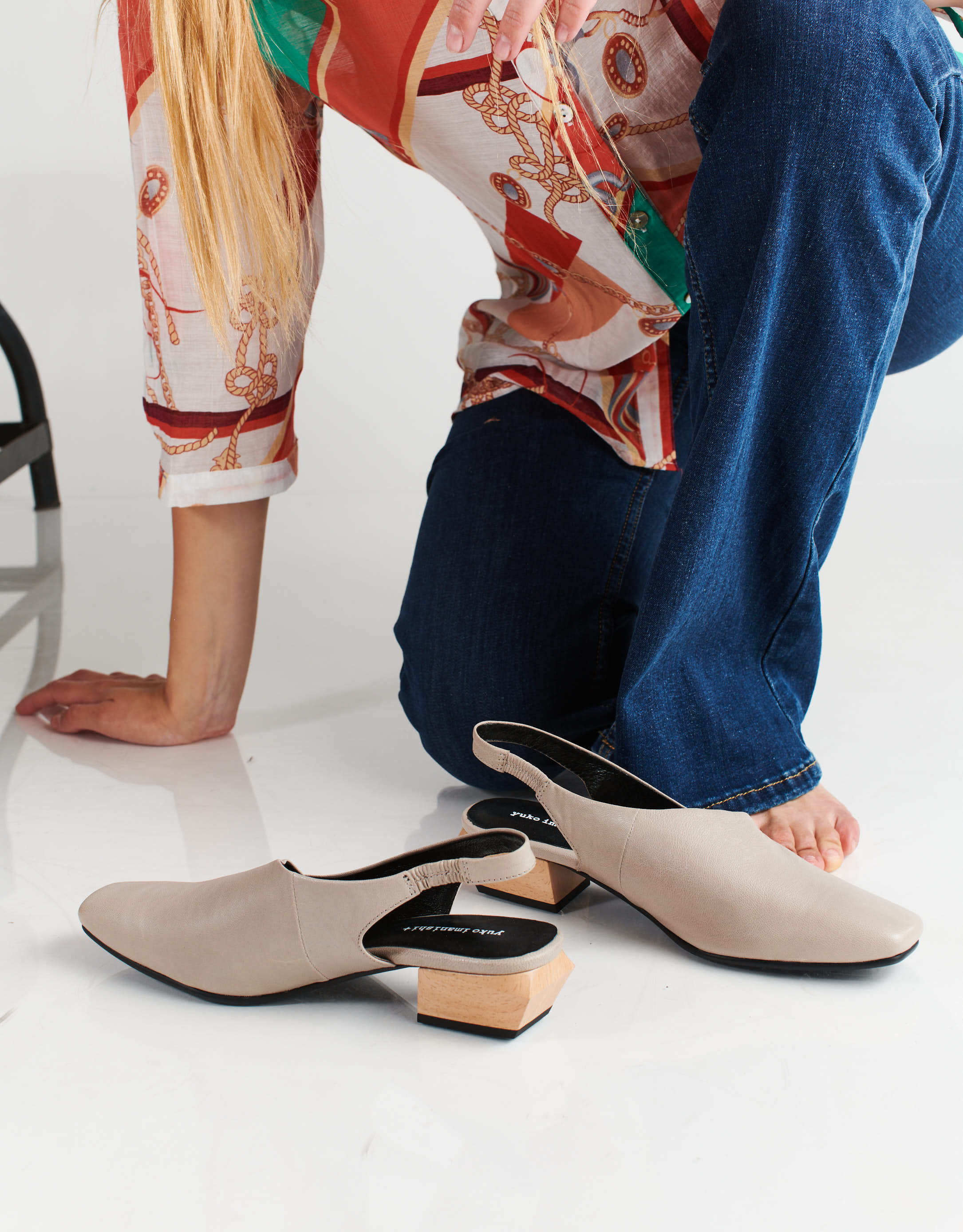 נעלי נשים - Yuko Imanishi - נעלי סירה KAREN - אפור3