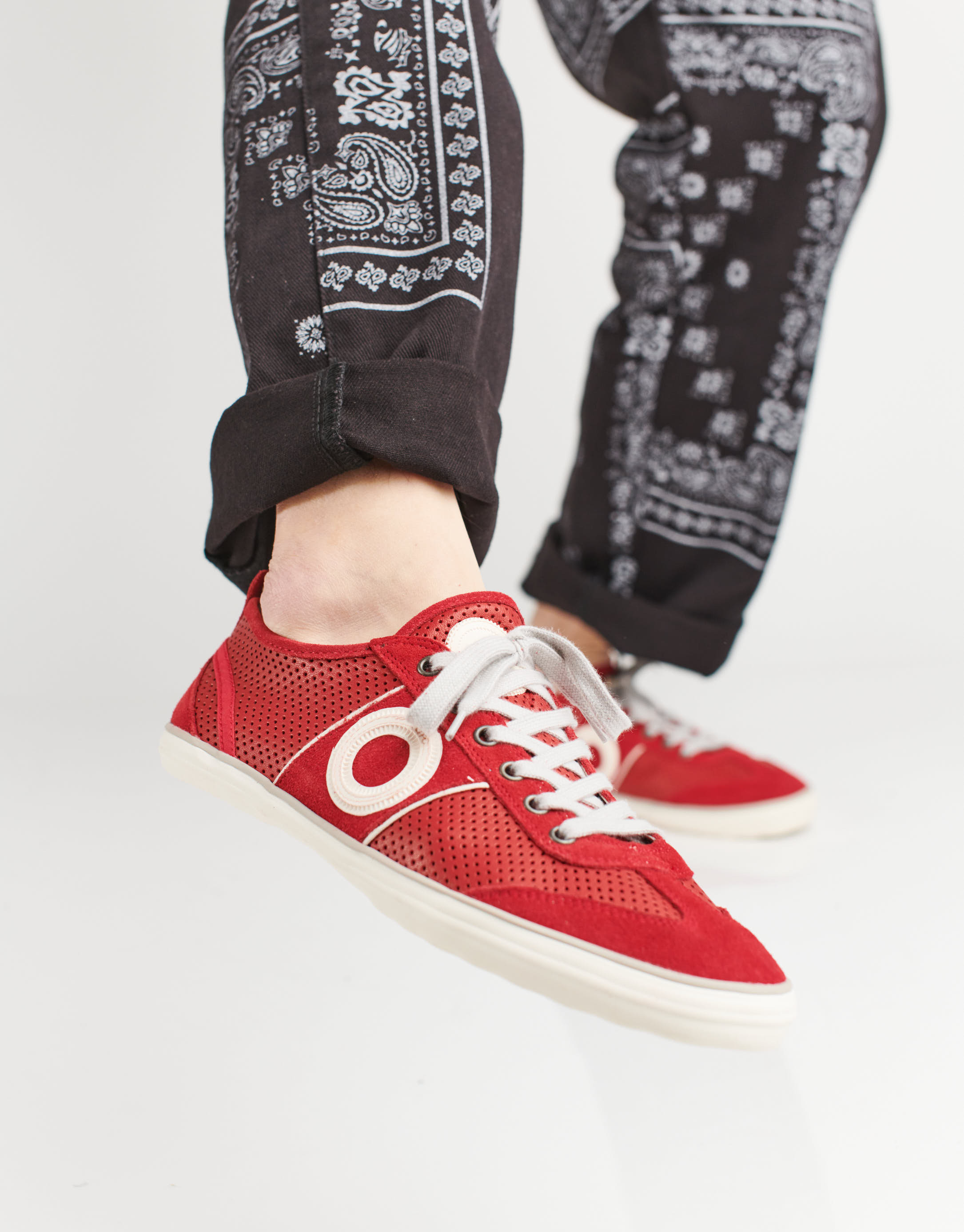 נעלי גברים - Aro - סניקרס PICADA - אדום2