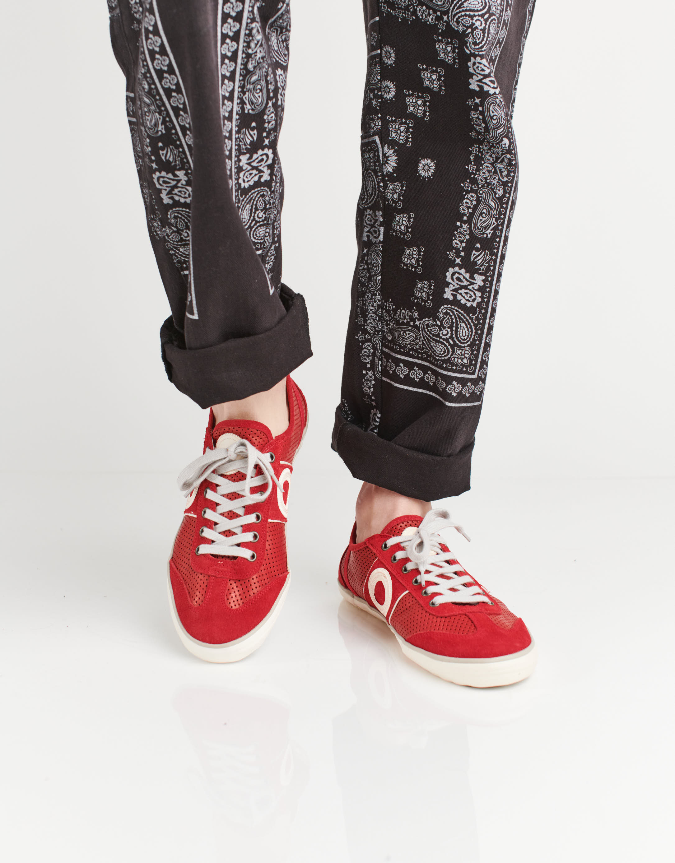 נעלי גברים - Aro - סניקרס PICADA - אדום3