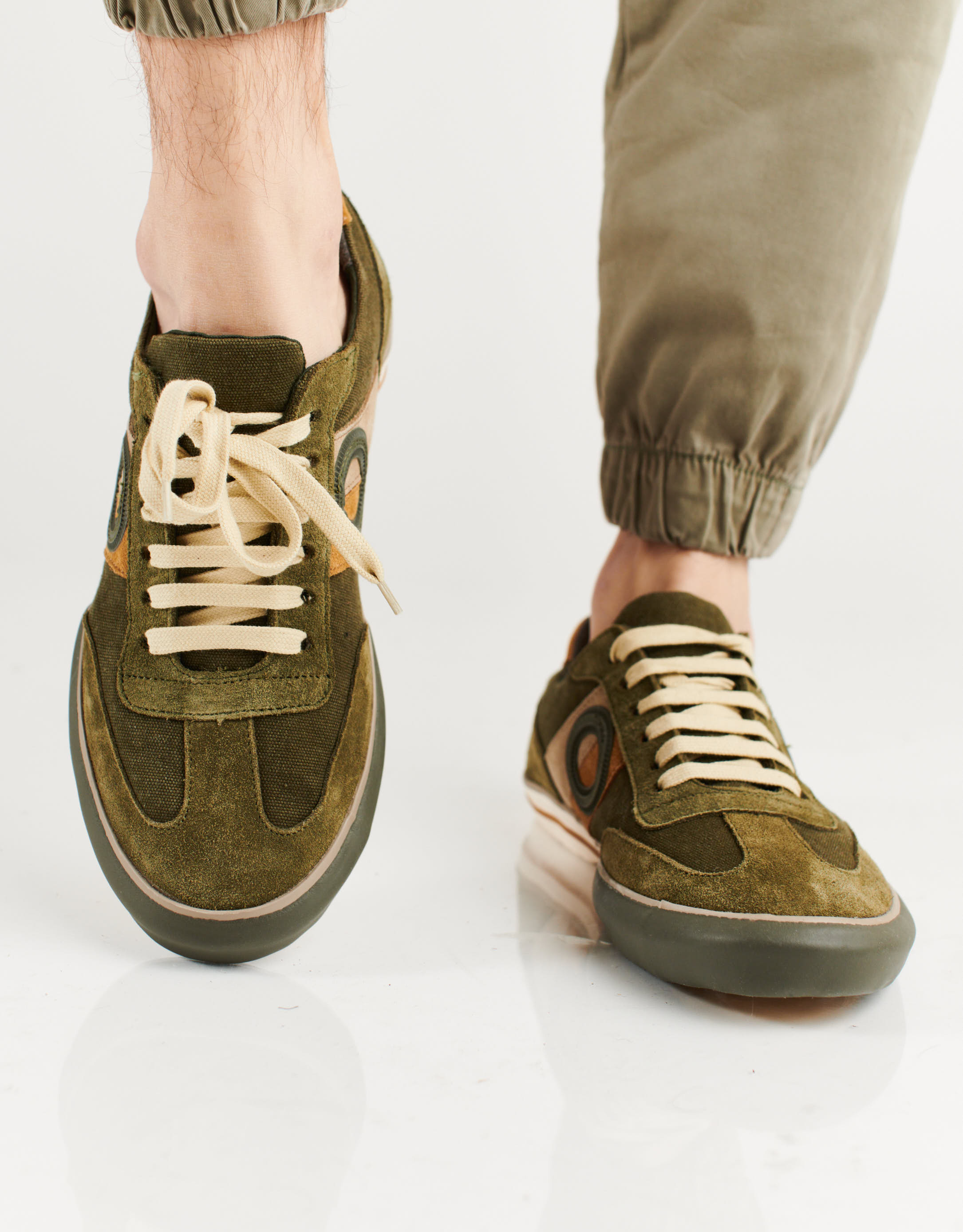 נעלי גברים - Aro - סניקרס POL - ירוק2