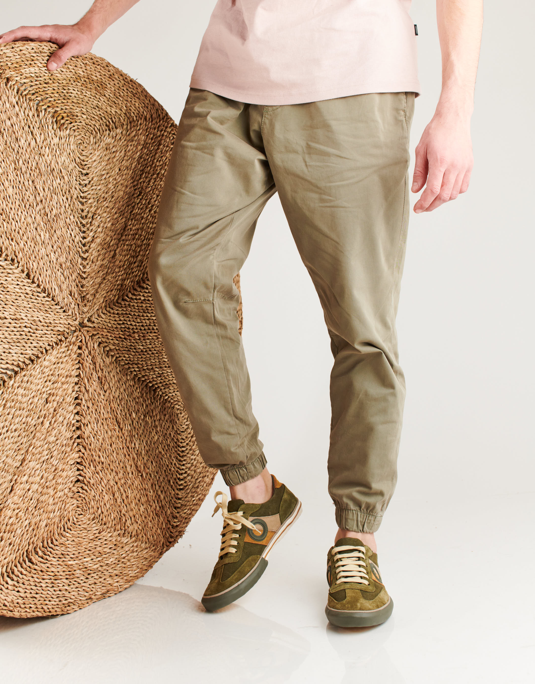 נעלי גברים - Aro - סניקרס POL - ירוק3