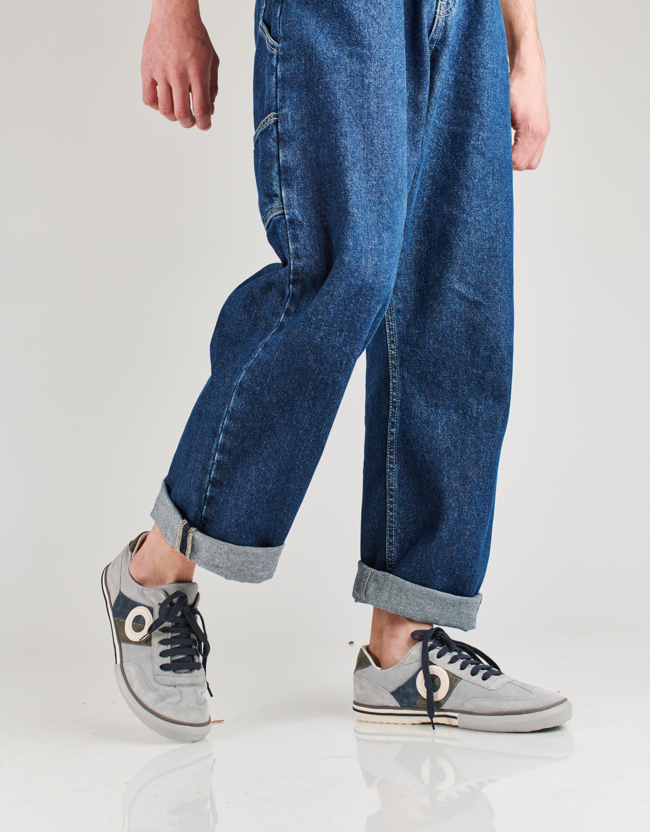 נעלי גברים - Aro - סניקרס POL - אפור בהיר2