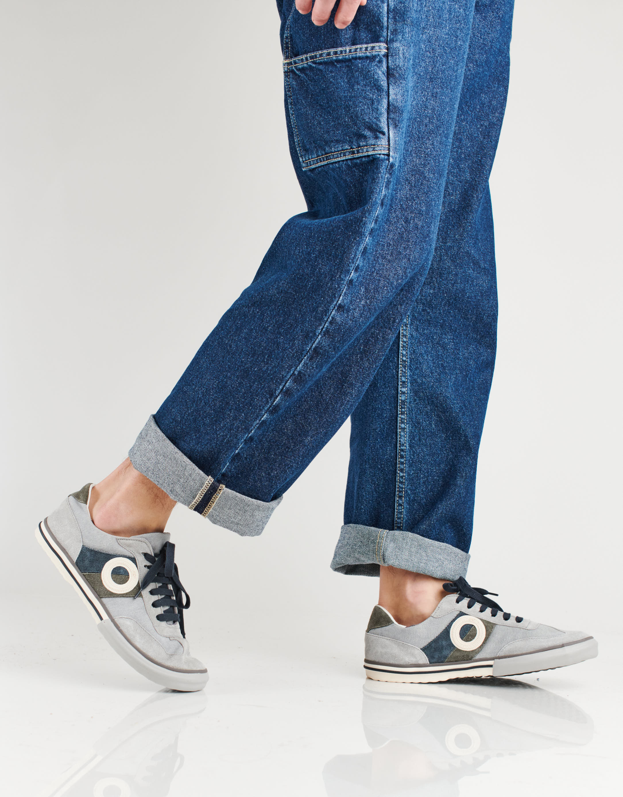 נעלי גברים - Aro - סניקרס POL - אפור בהיר3