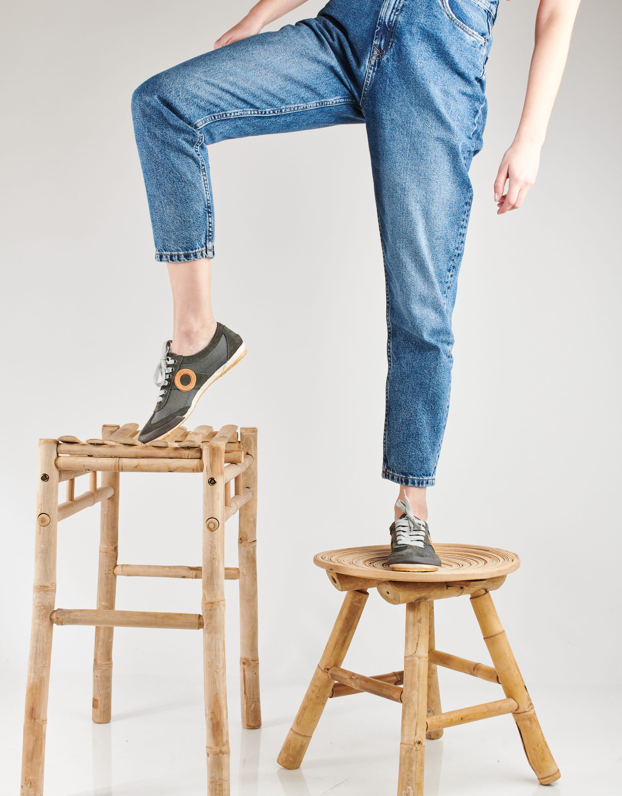 נעלי נשים - Aro - סניקרס JOANETA - אפור1