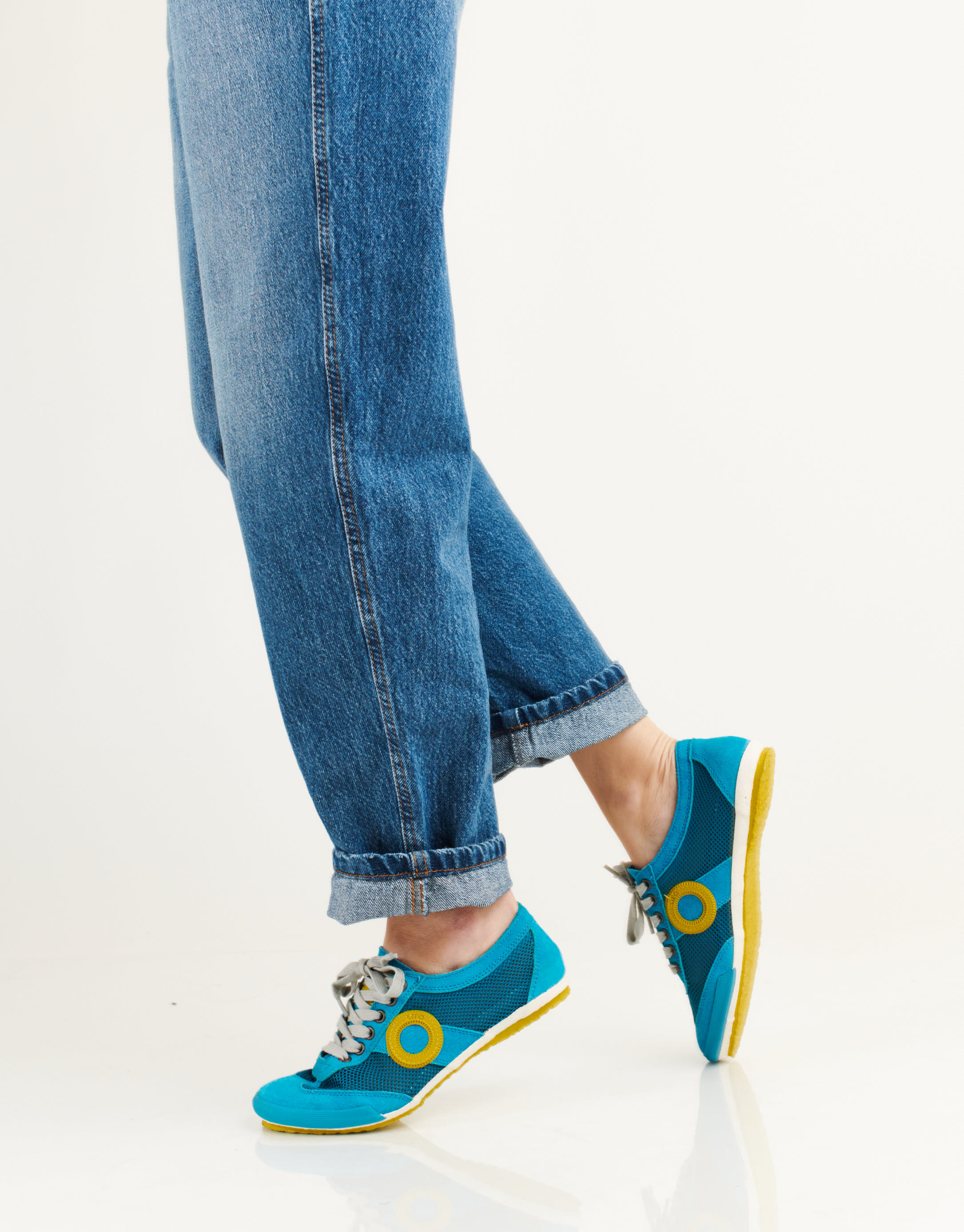 נעלי נשים - Aro - סניקרס JOANETA - טורקיז1