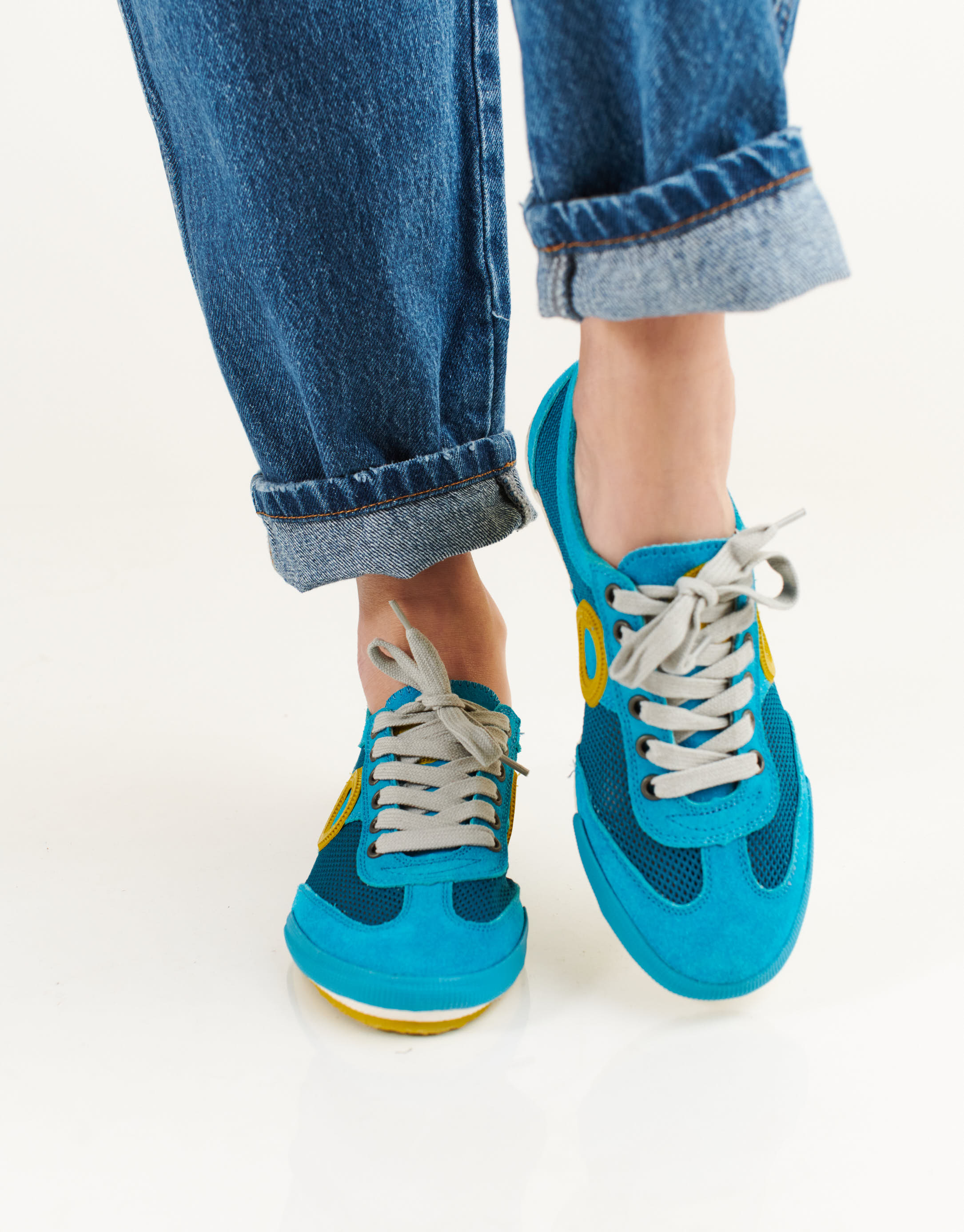 נעלי נשים - Aro - סניקרס JOANETA - טורקיז2