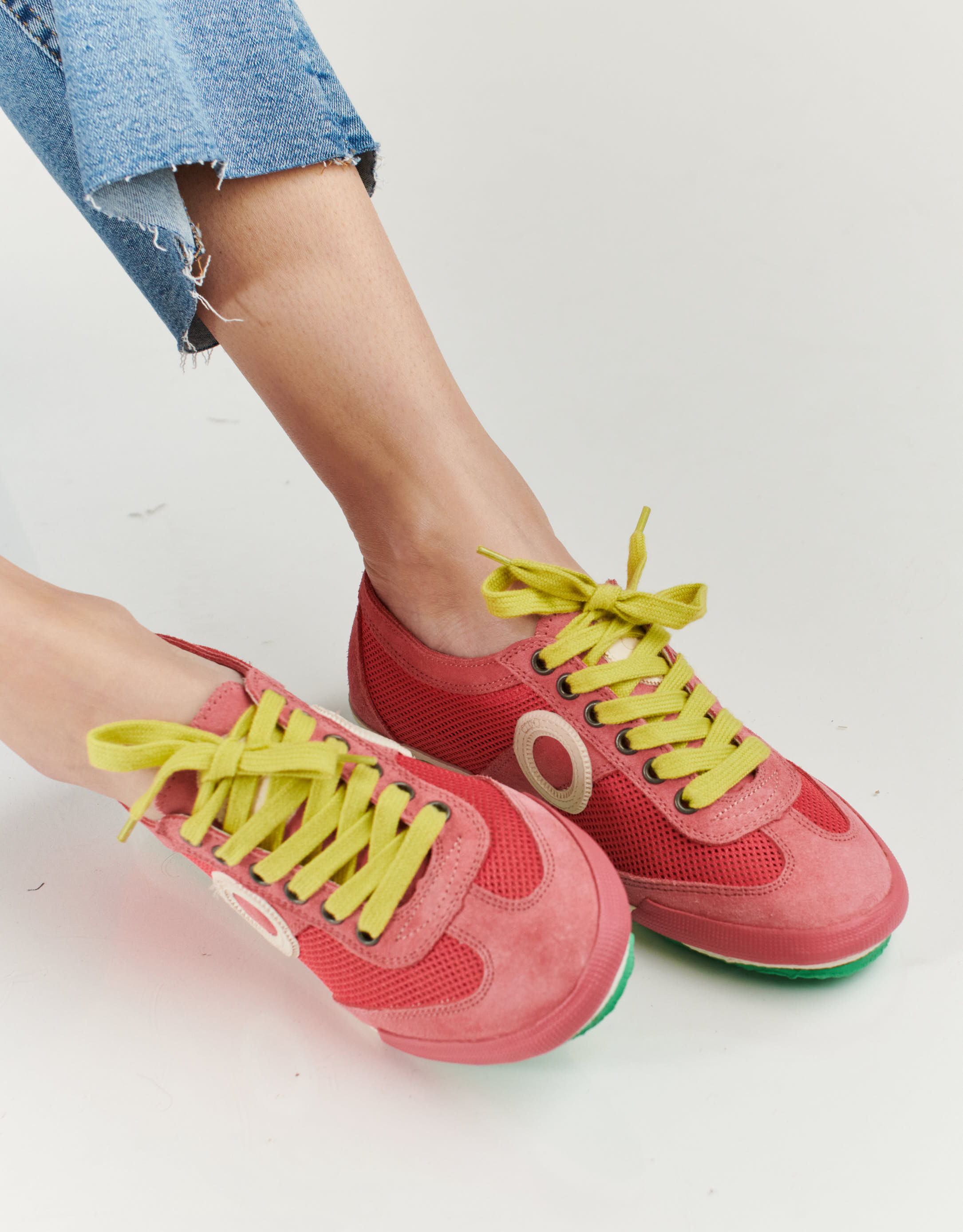 נעלי נשים - Aro - סניקרס JOANETA - פוקסיה2