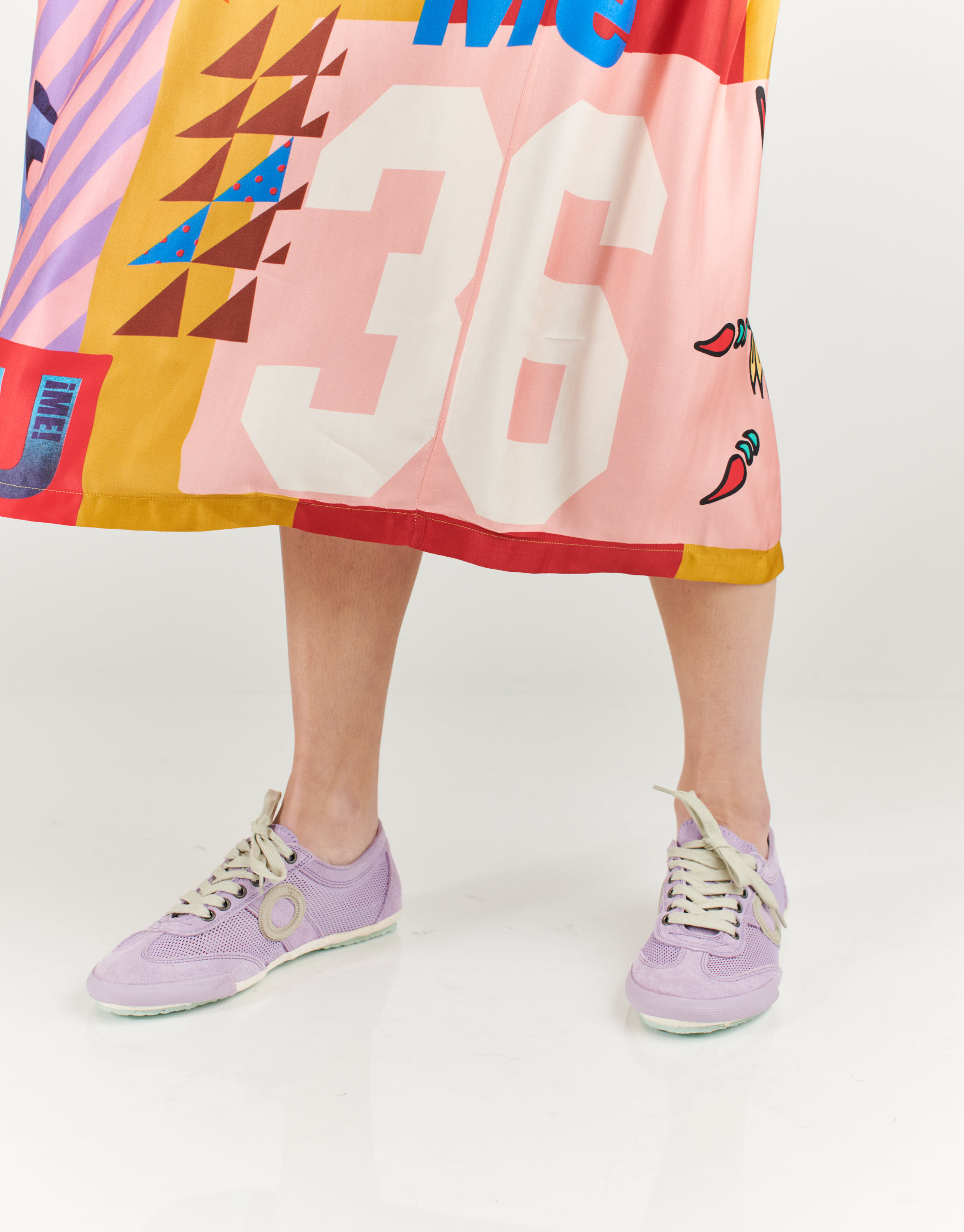 נעלי נשים - Aro - סניקרס JOANETA - לילך2