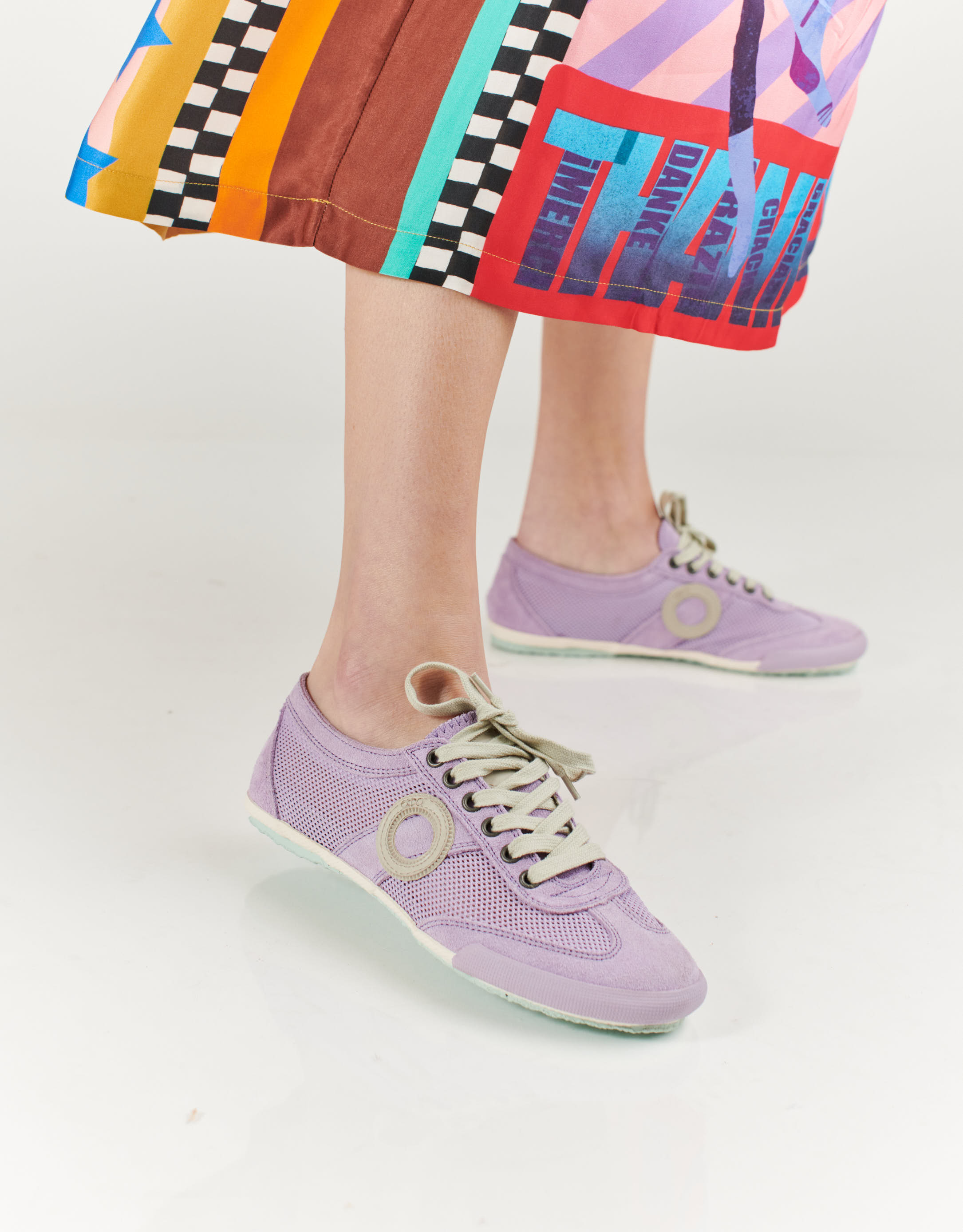 נעלי נשים - Aro - סניקרס JOANETA - לילך3