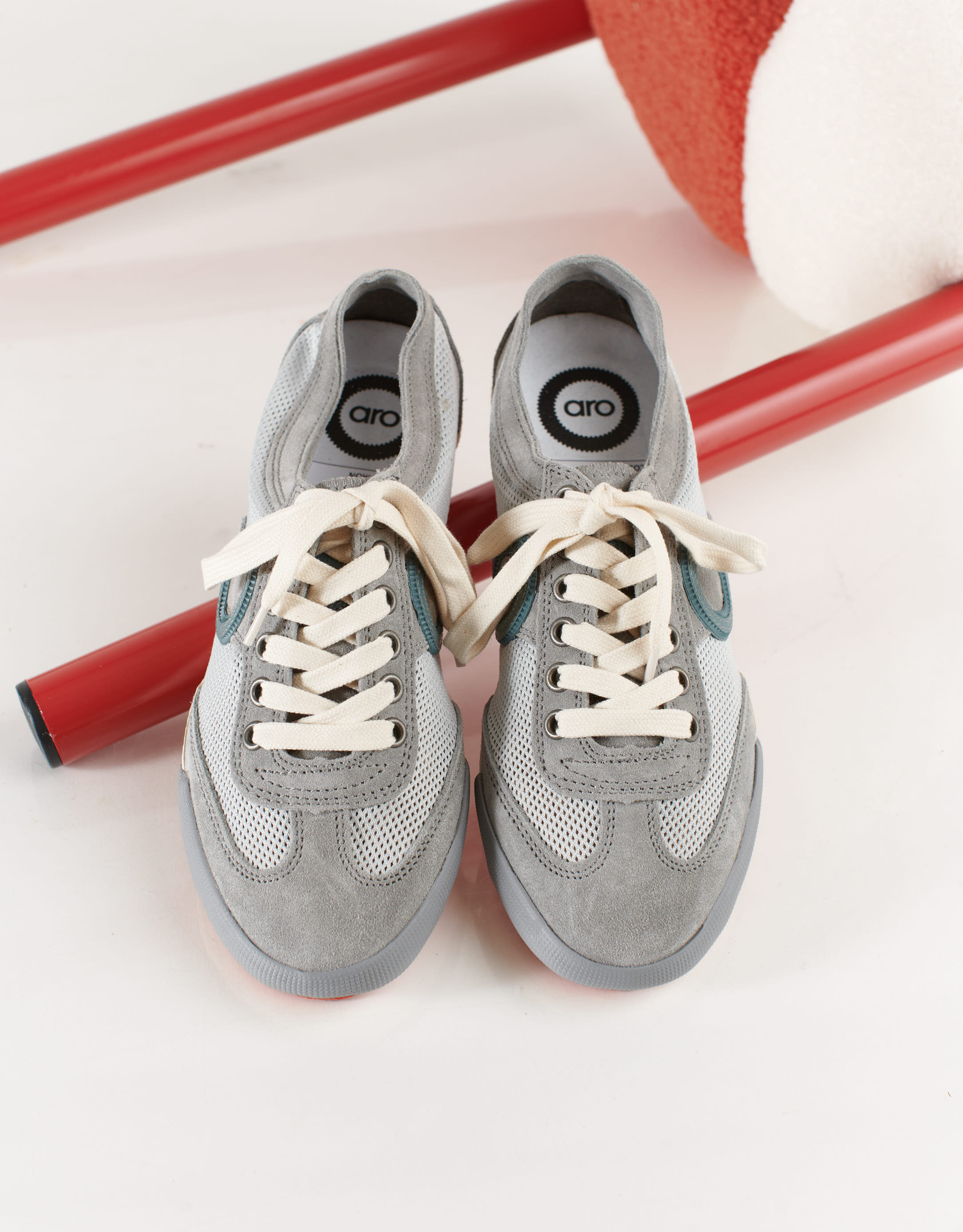 נעלי נשים - Aro - סניקרס JOANETA - אפור בהיר2