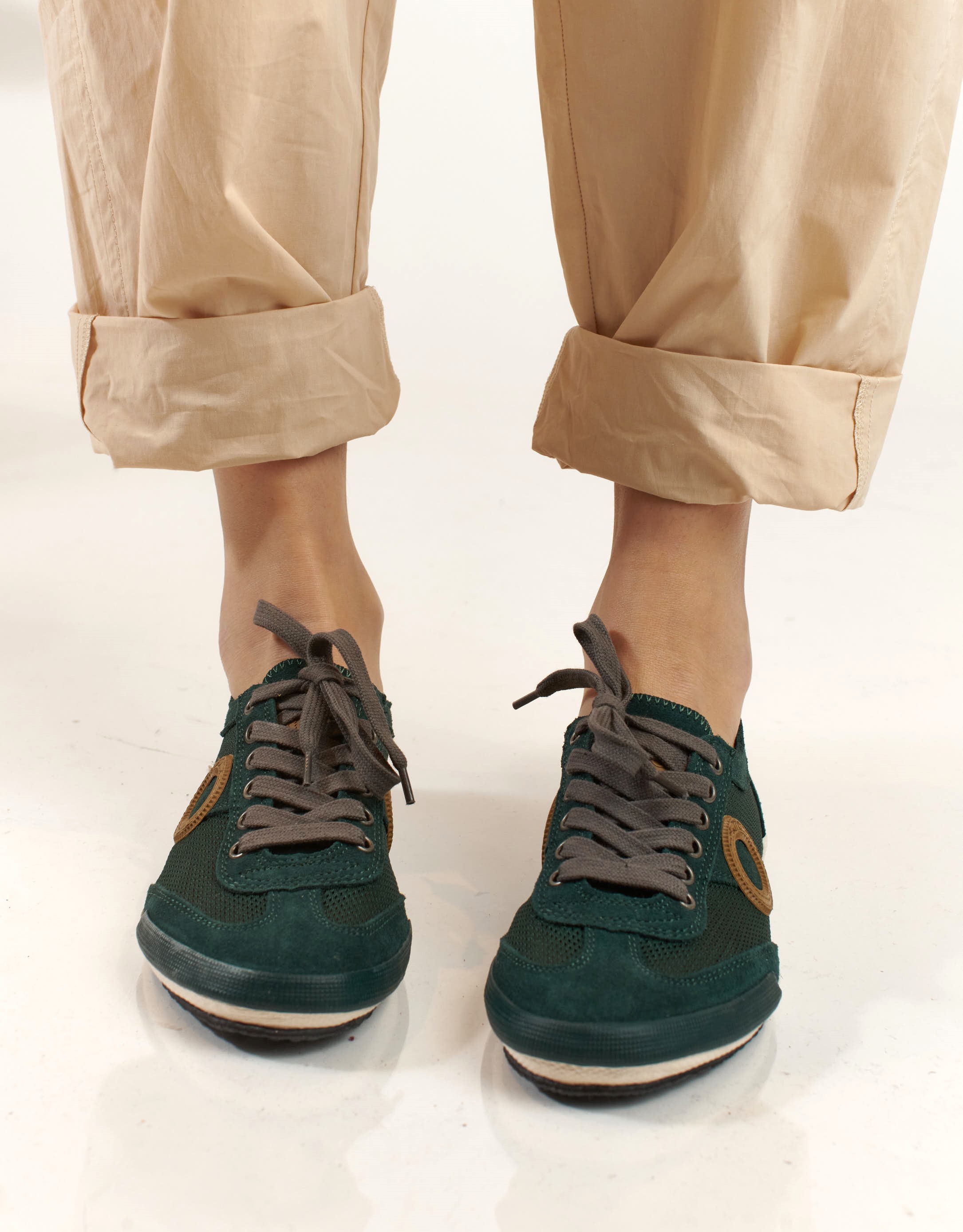 נעלי נשים - Aro - סניקרס JOANETA - ירוק   אפור2