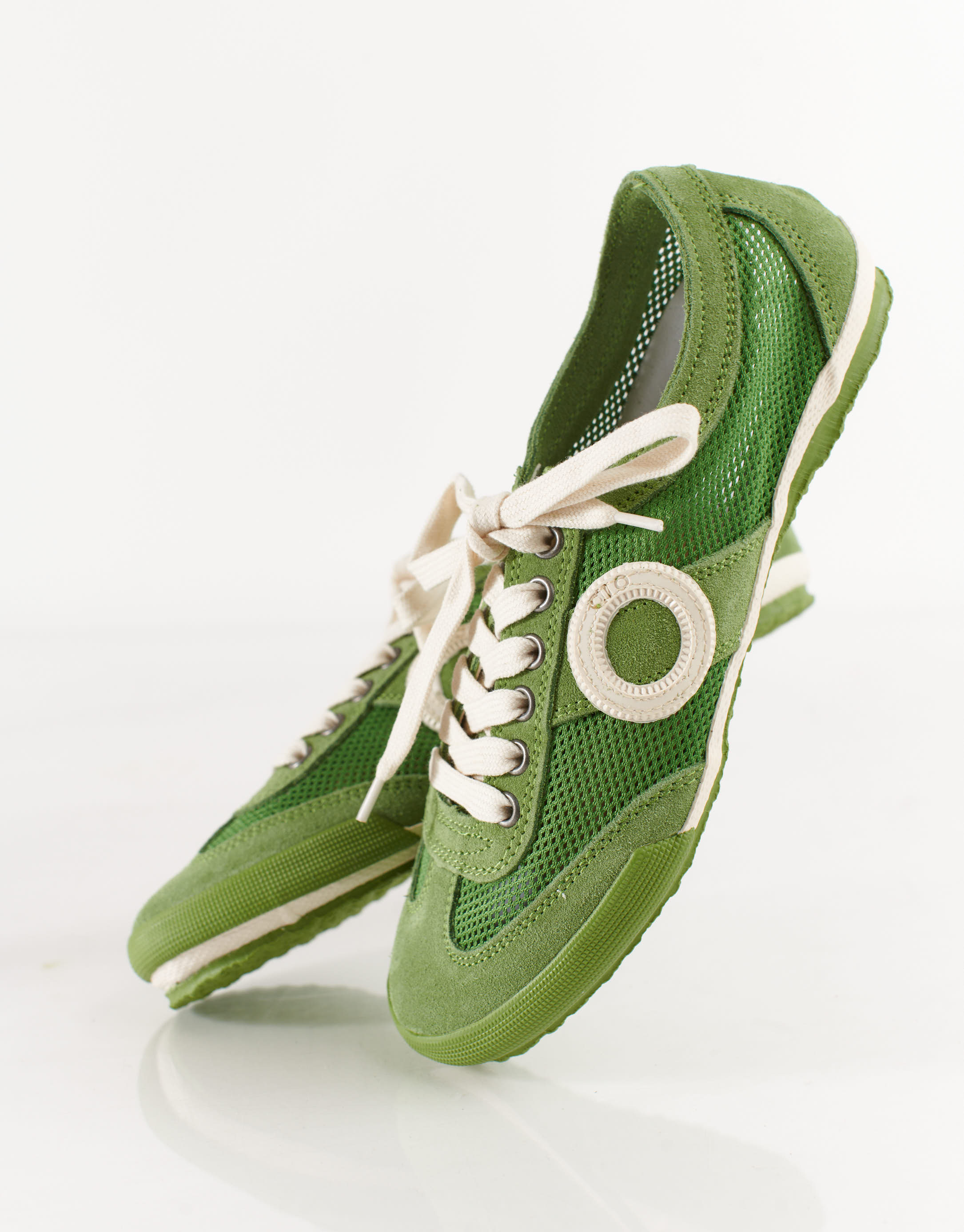 נעלי נשים - Aro - סניקרס JOANETA - ירוק   לבן3