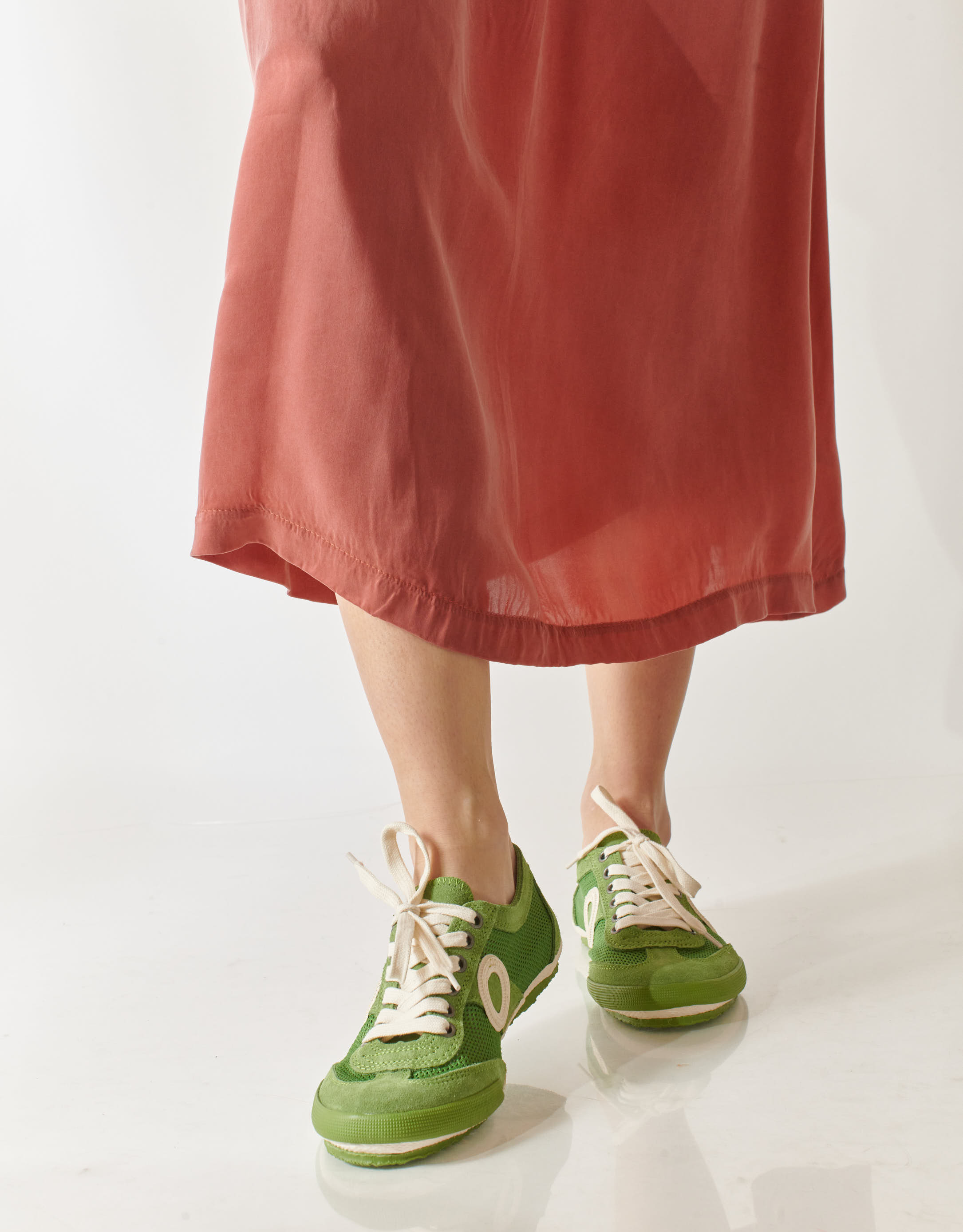 נעלי נשים - Aro - סניקרס JOANETA - ירוק   לבן4