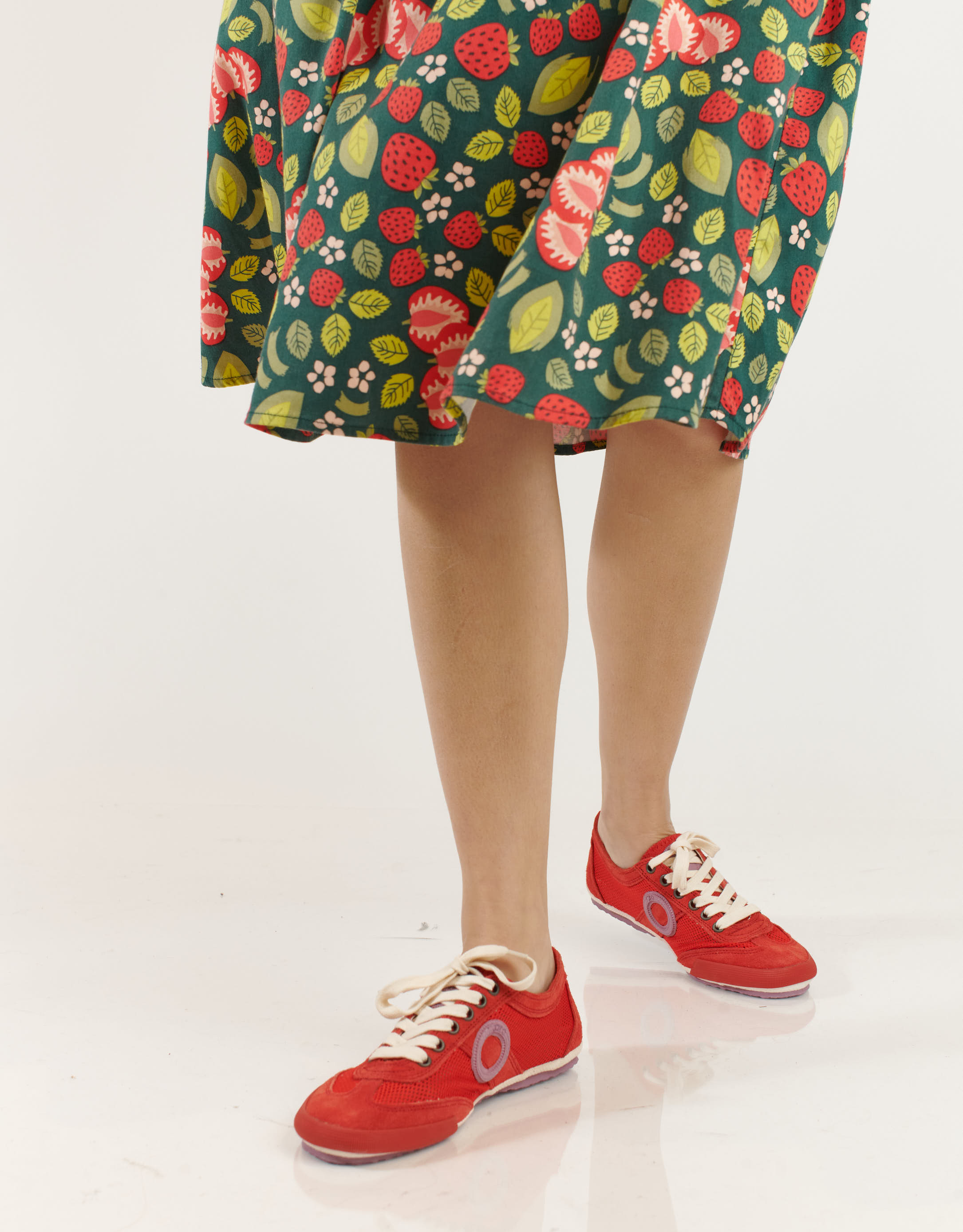 נעלי נשים - Aro - סניקרס JOANETA - אדום   סגול1