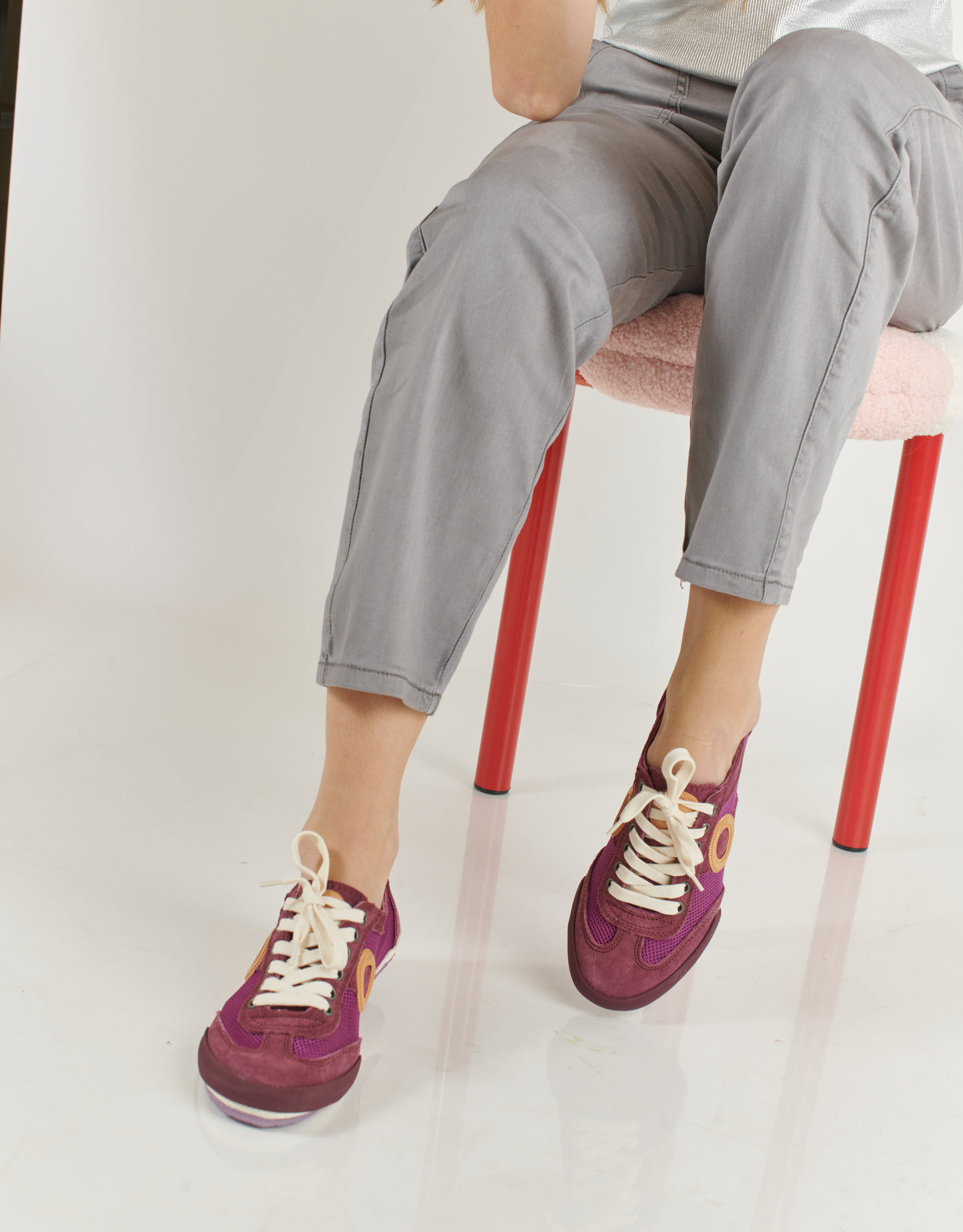 נעלי נשים - Aro - סניקרס JOANETA - סגול4