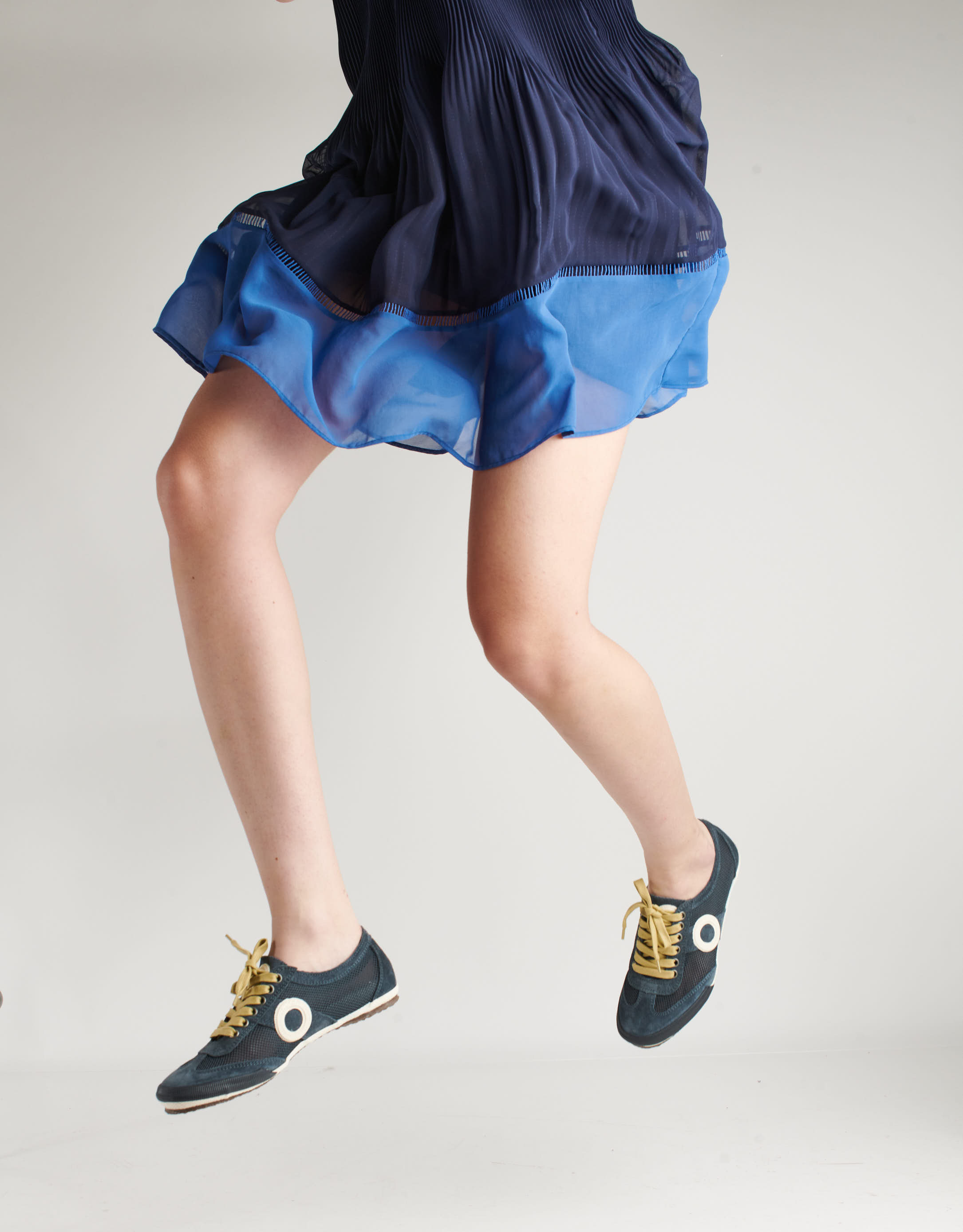 נעלי נשים - Aro - סניקרס JOANETA - כחול כהה1