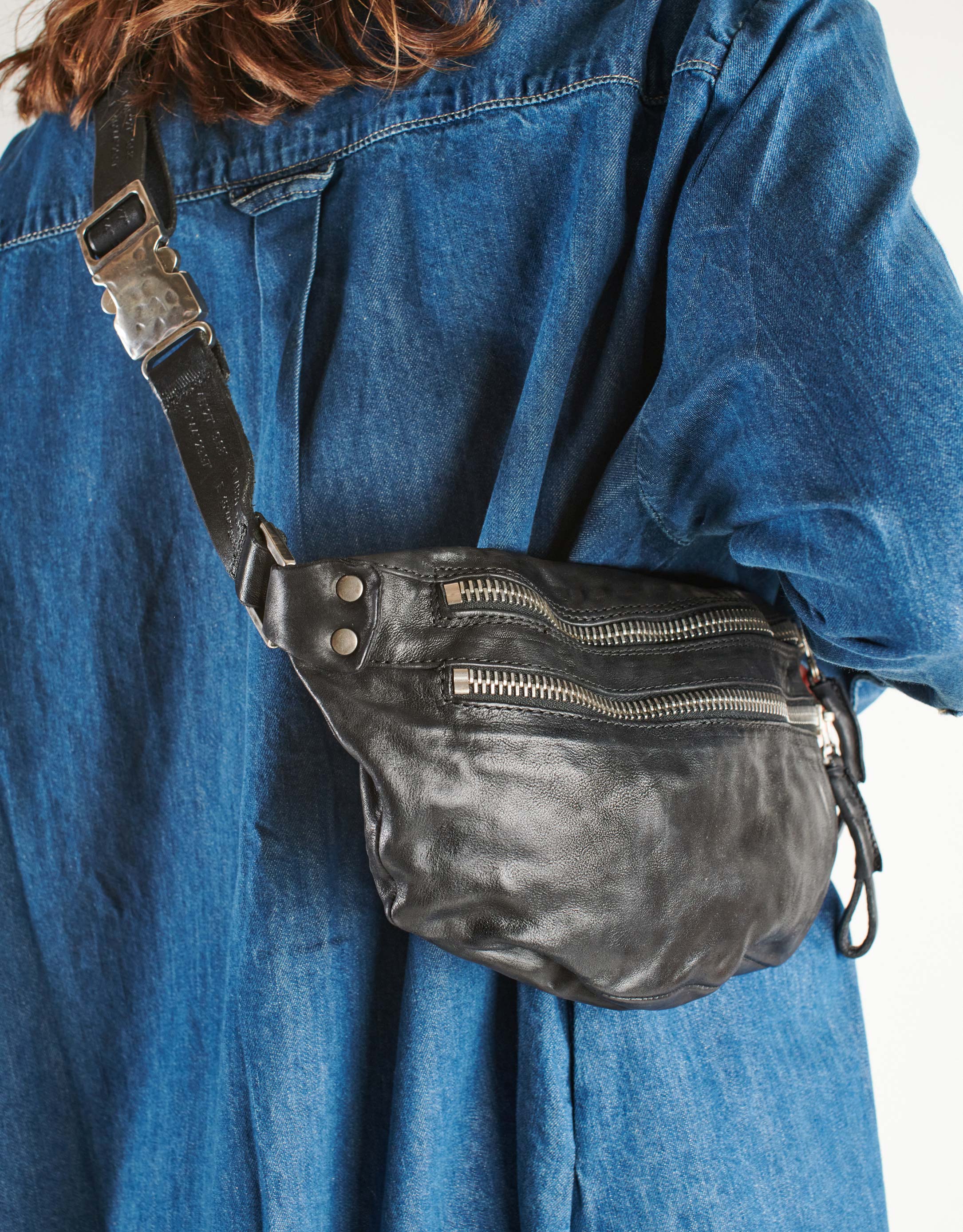 נעלי נשים - A.S. 98 - תיק פאוץ' CAPRI - שחור2