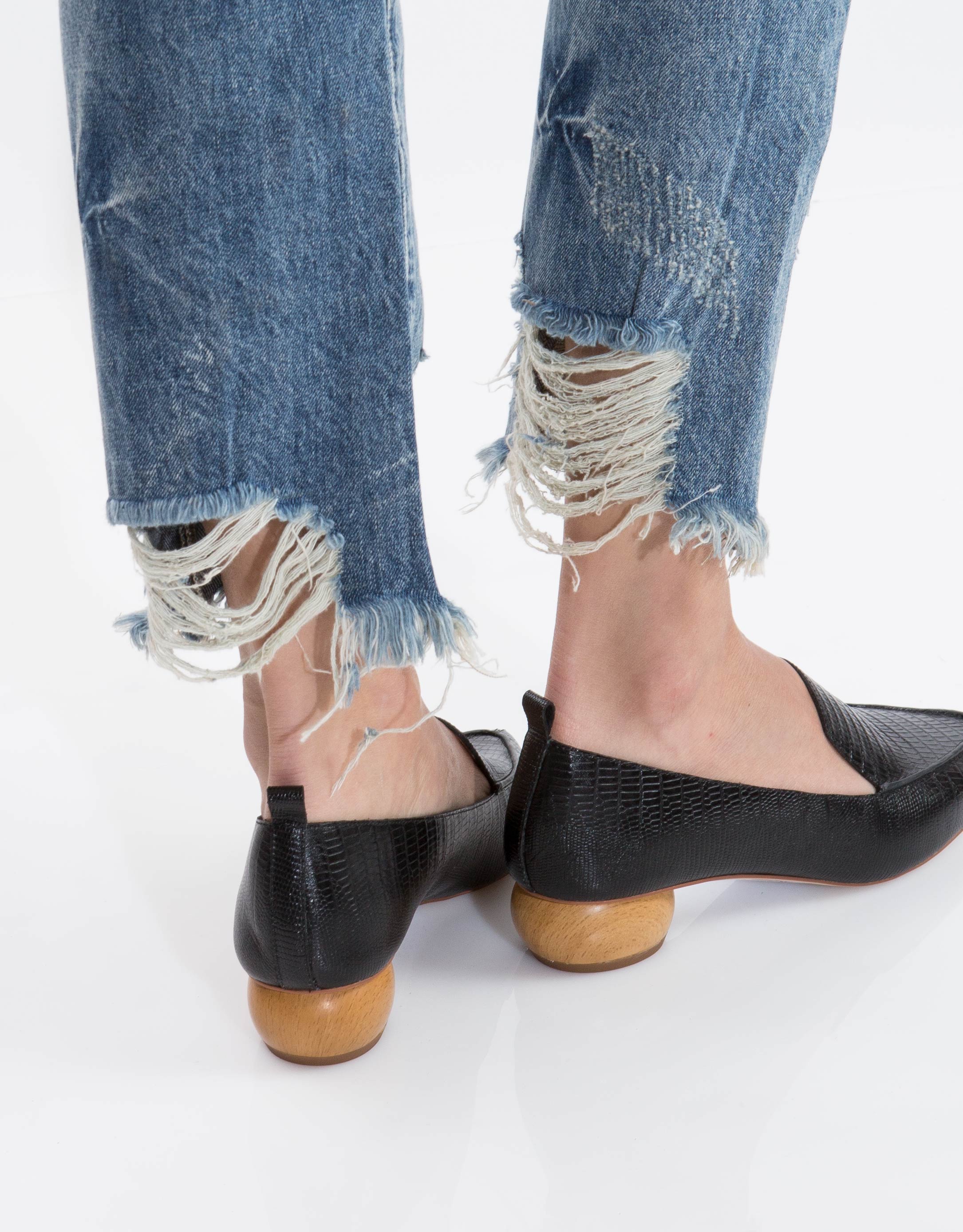 נעלי נשים - Jeffrey Campbell - נעלי סירה VIONA - שחור2