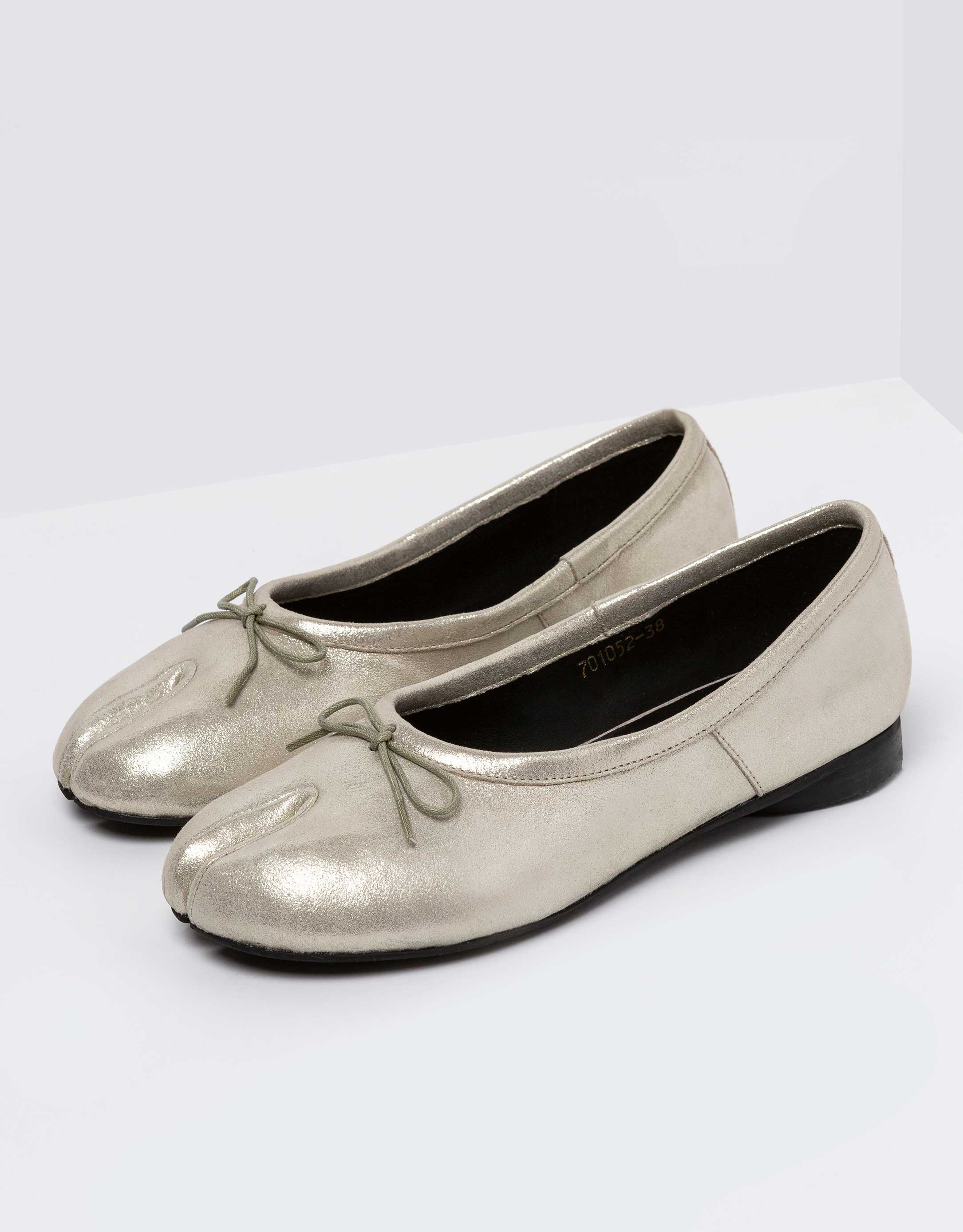 נעלי נשים - Yuko Imanishi - נעלי  בלרינה HACHI - זהב2