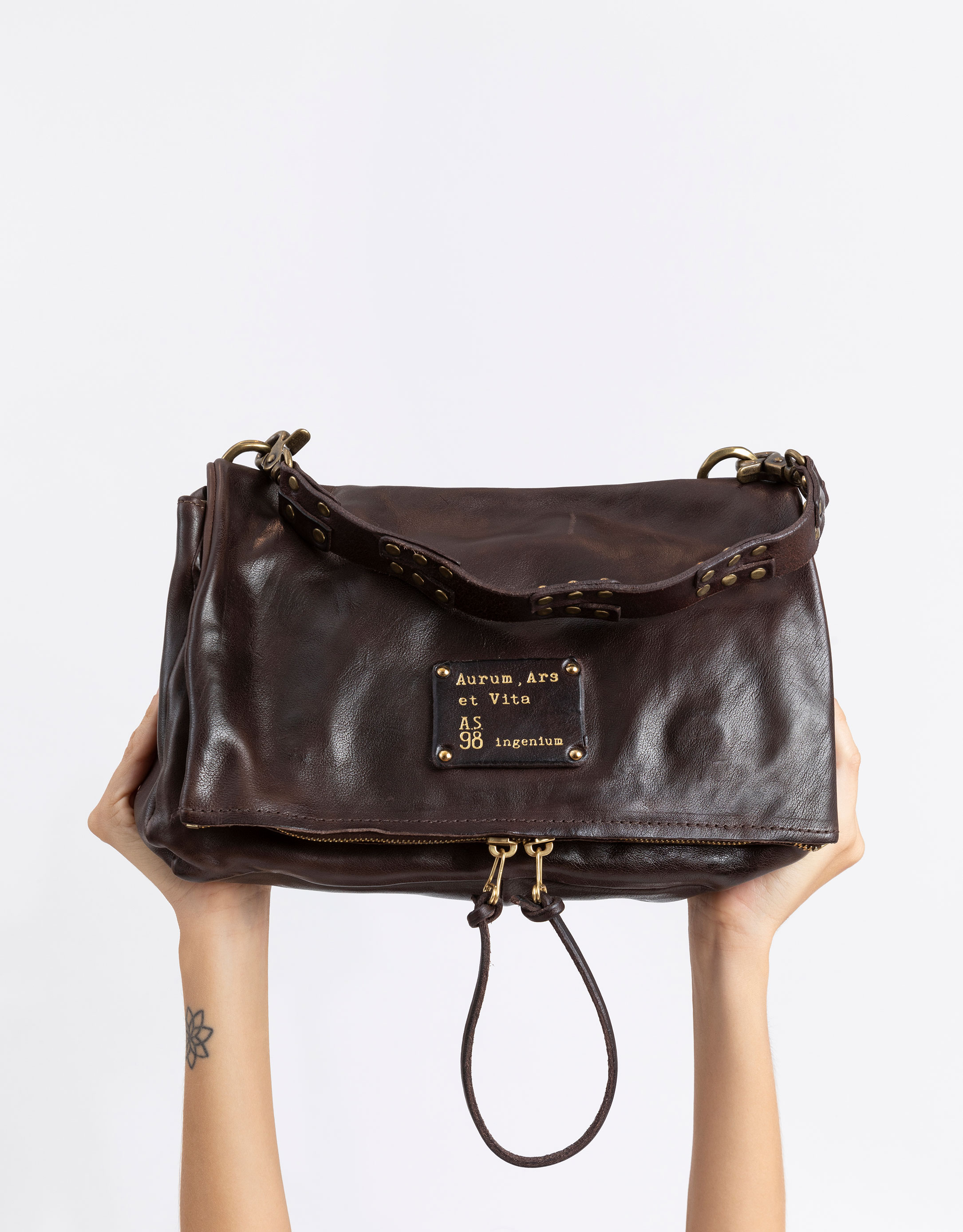 נעלי נשים - A.S. 98 - תיק BUSINESS AND PLEASURE - חום4