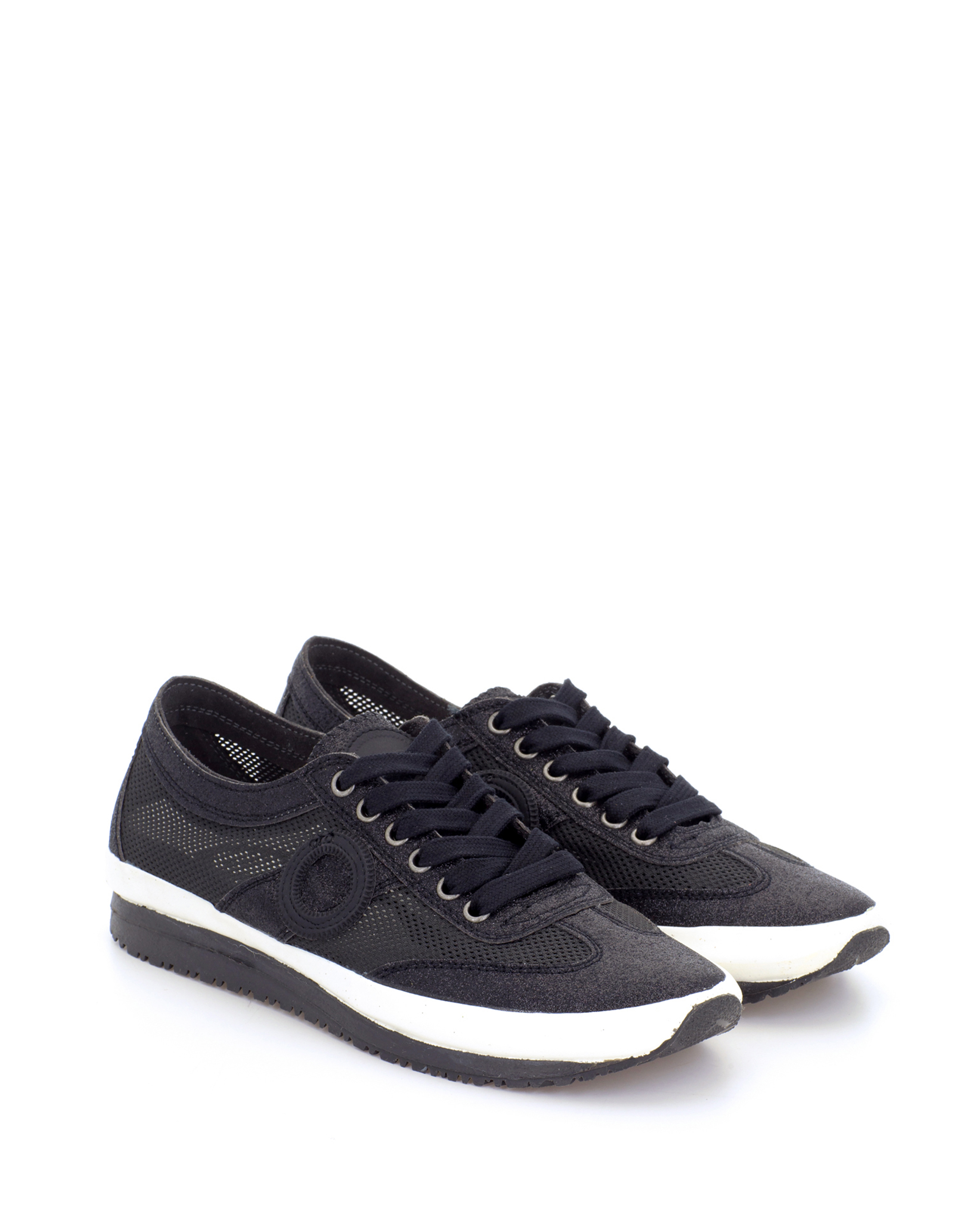 נעלי נשים - Aro - סניקרס JOANETA PLUS GLITT - שחור1