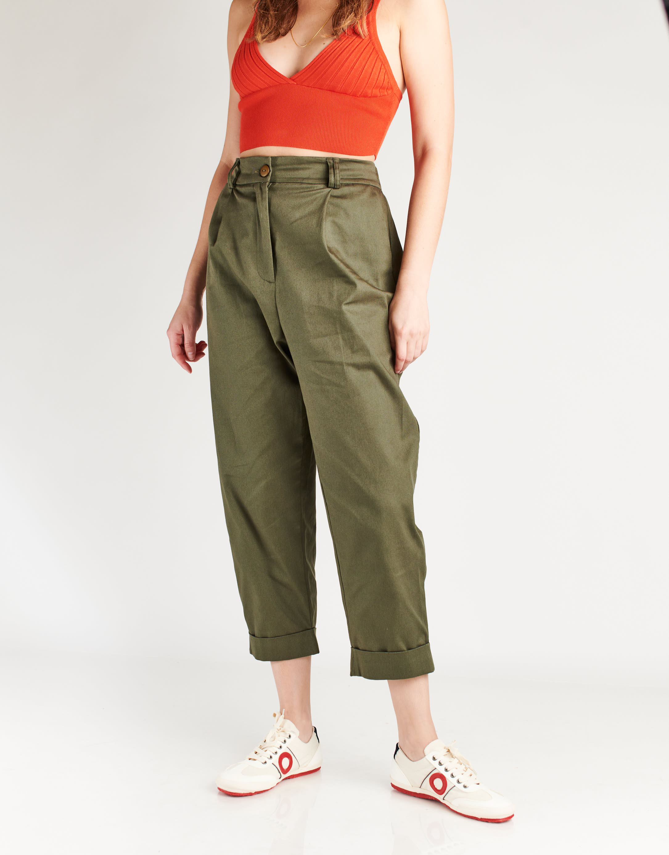 נעלי נשים - Aro - סניקרס בד MAY - אופוויט3