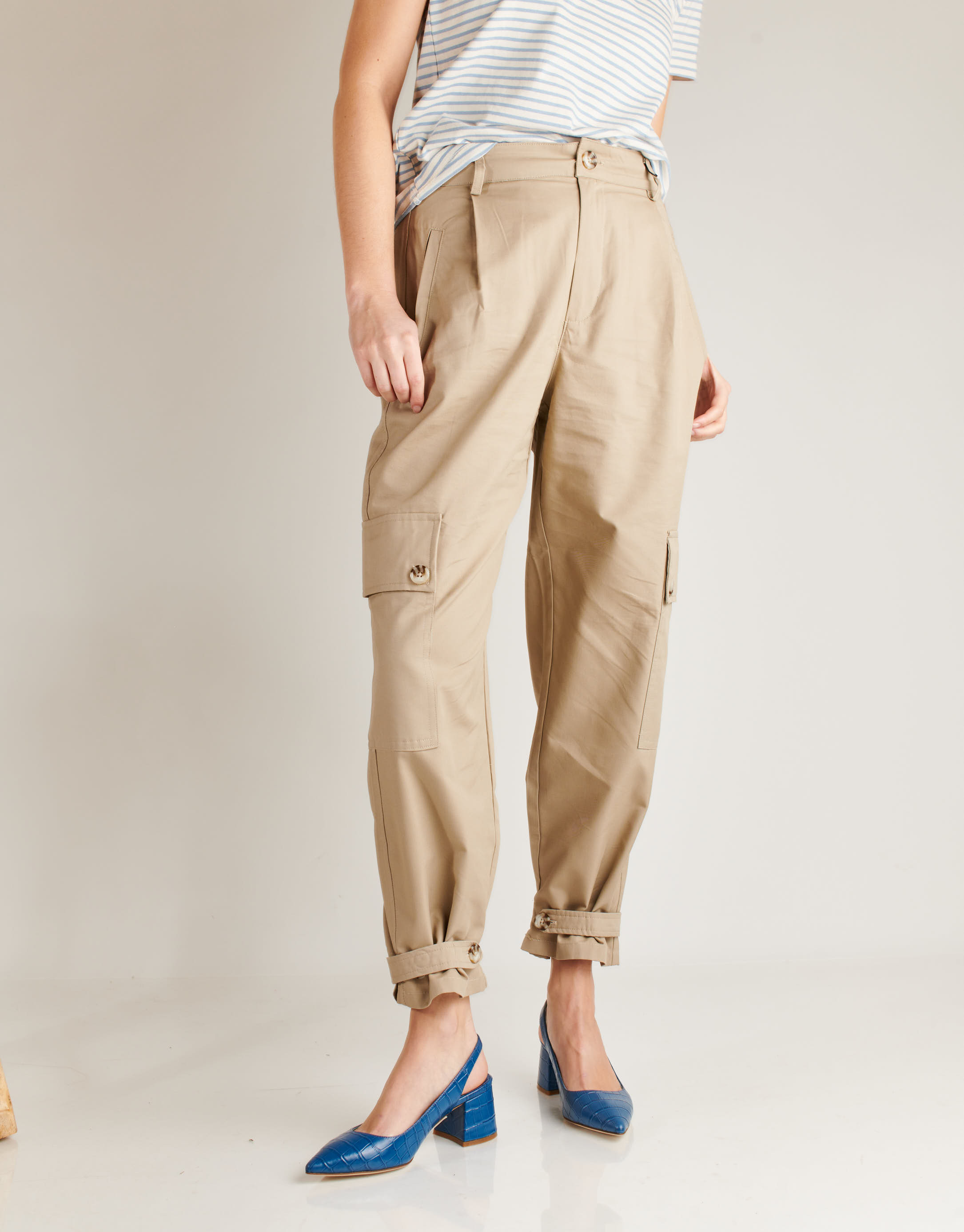 נעלי נשים - Jeffrey Campbell - נעלי סירה עם עקב HALLIE - כחול2