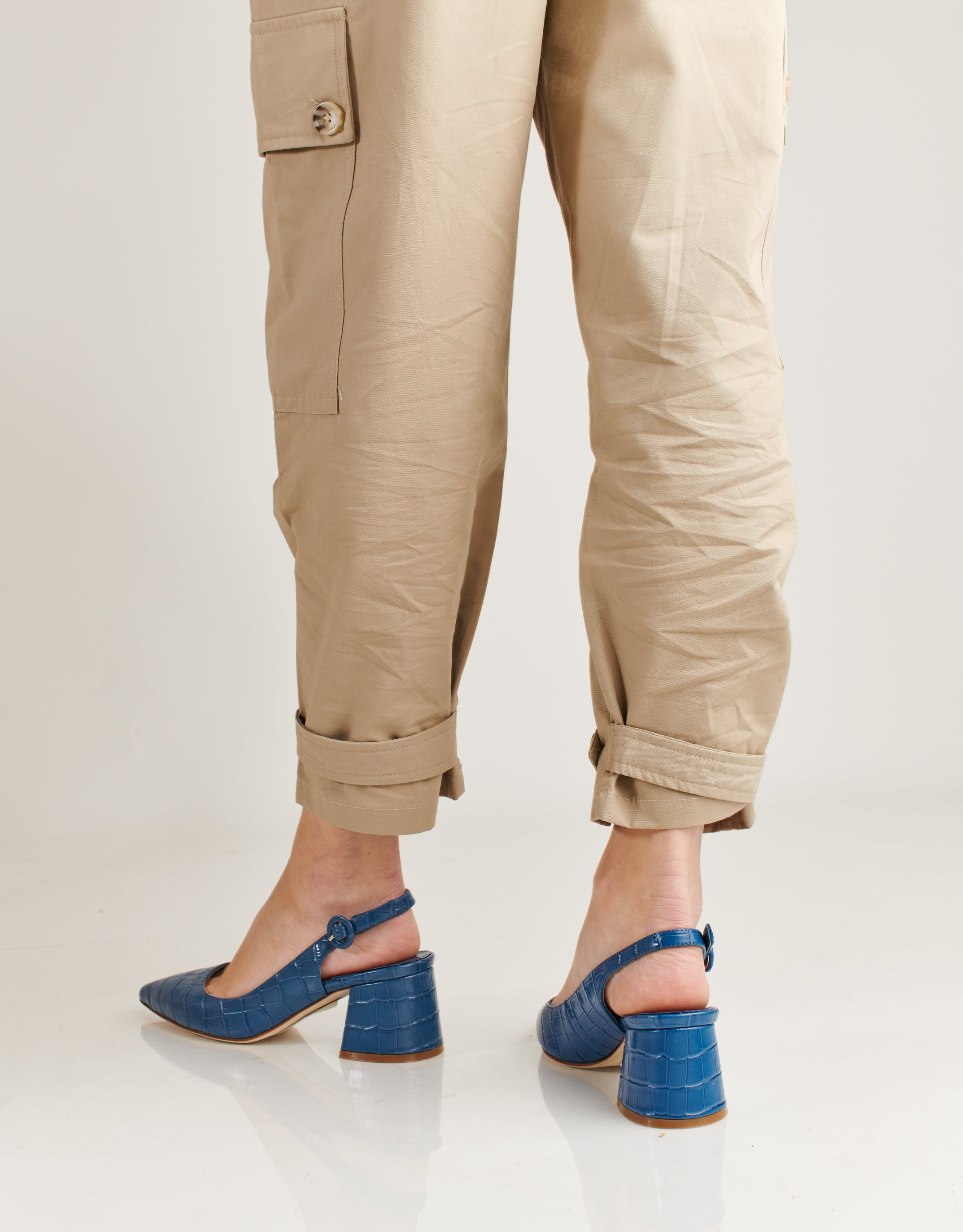 נעלי נשים - Jeffrey Campbell - נעלי סירה עם עקב HALLIE - כחול4