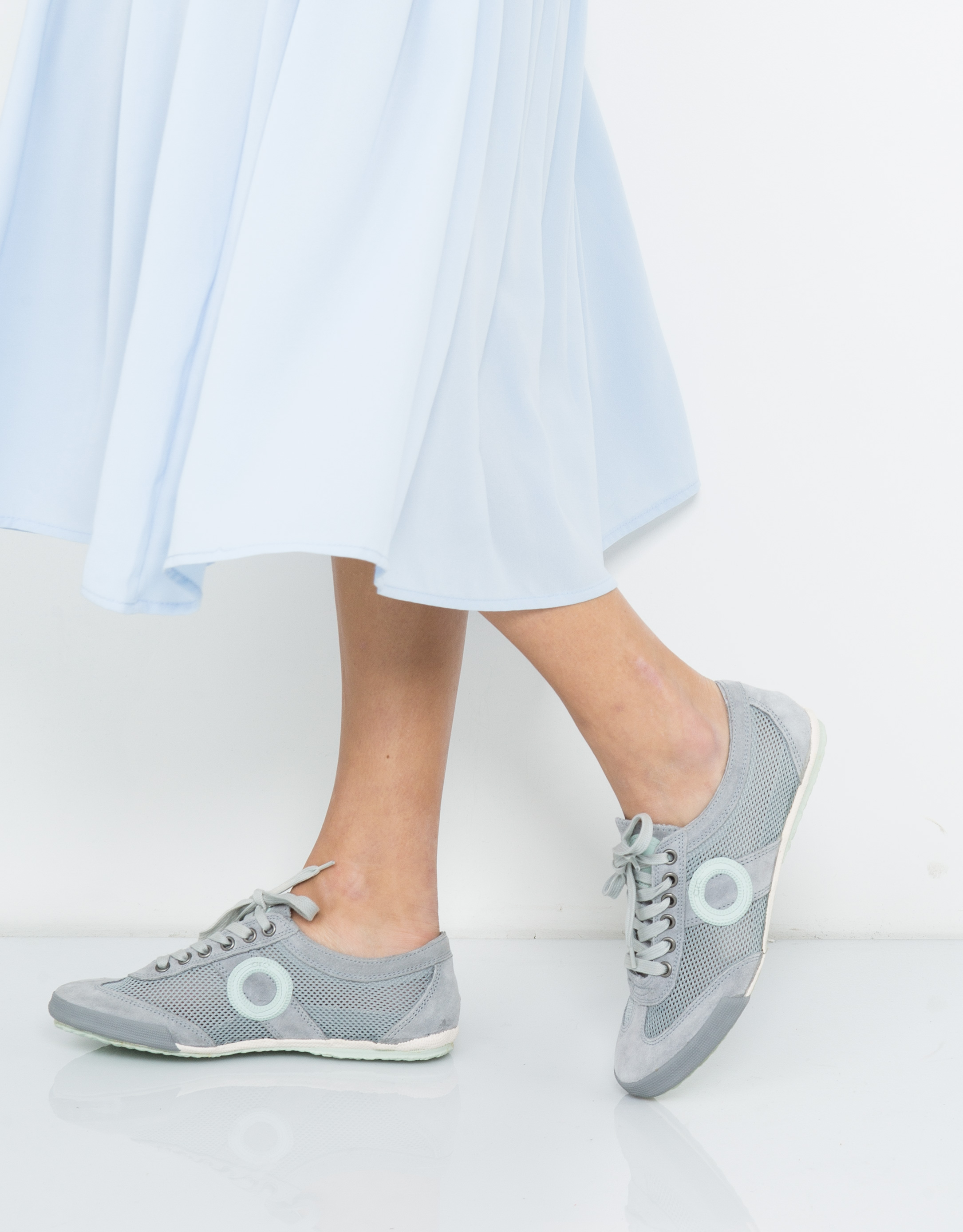 נעלי נשים - Aro - סניקרס JOANETA - אפור מנטה2