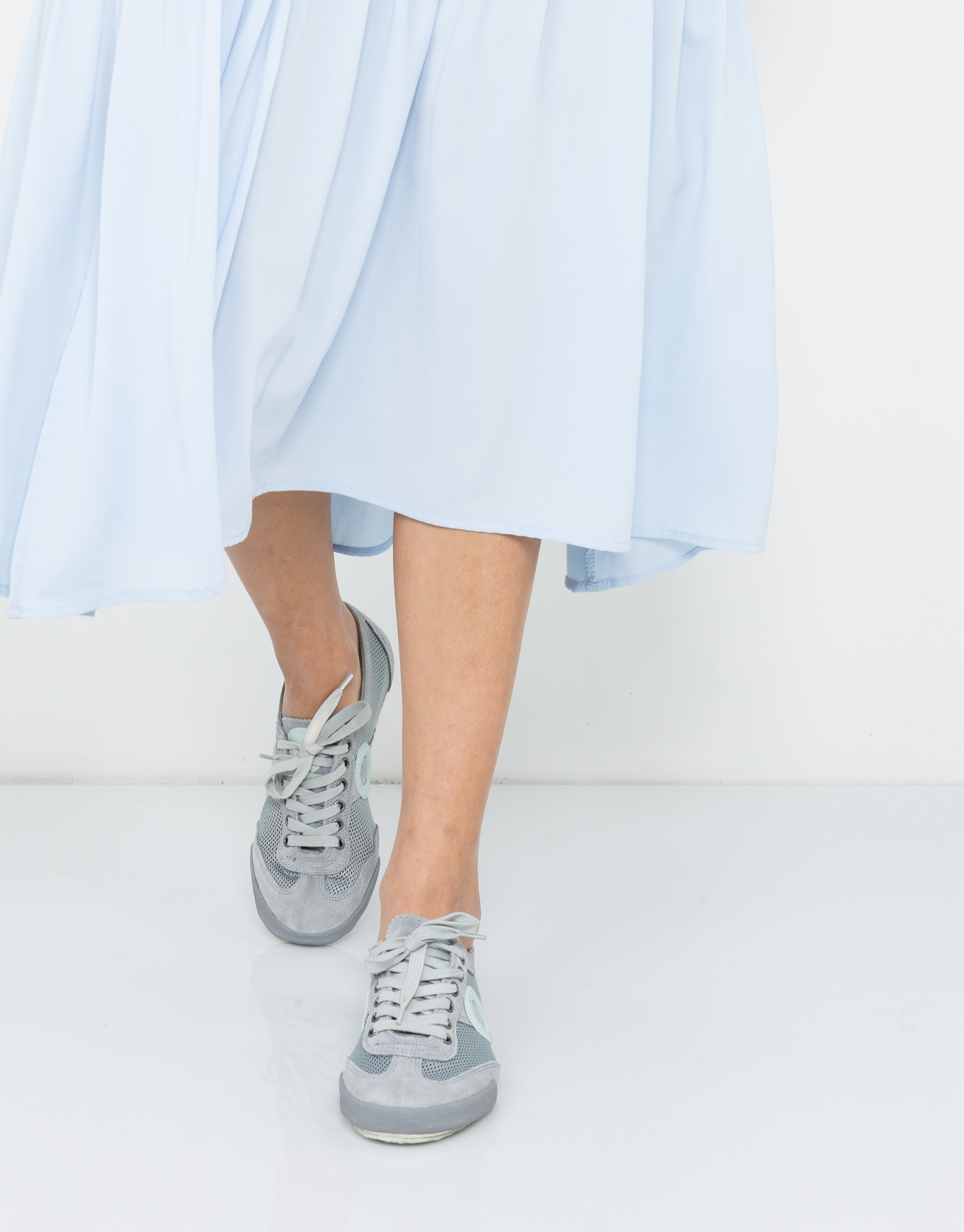 נעלי נשים - Aro - סניקרס JOANETA - אפור מנטה3