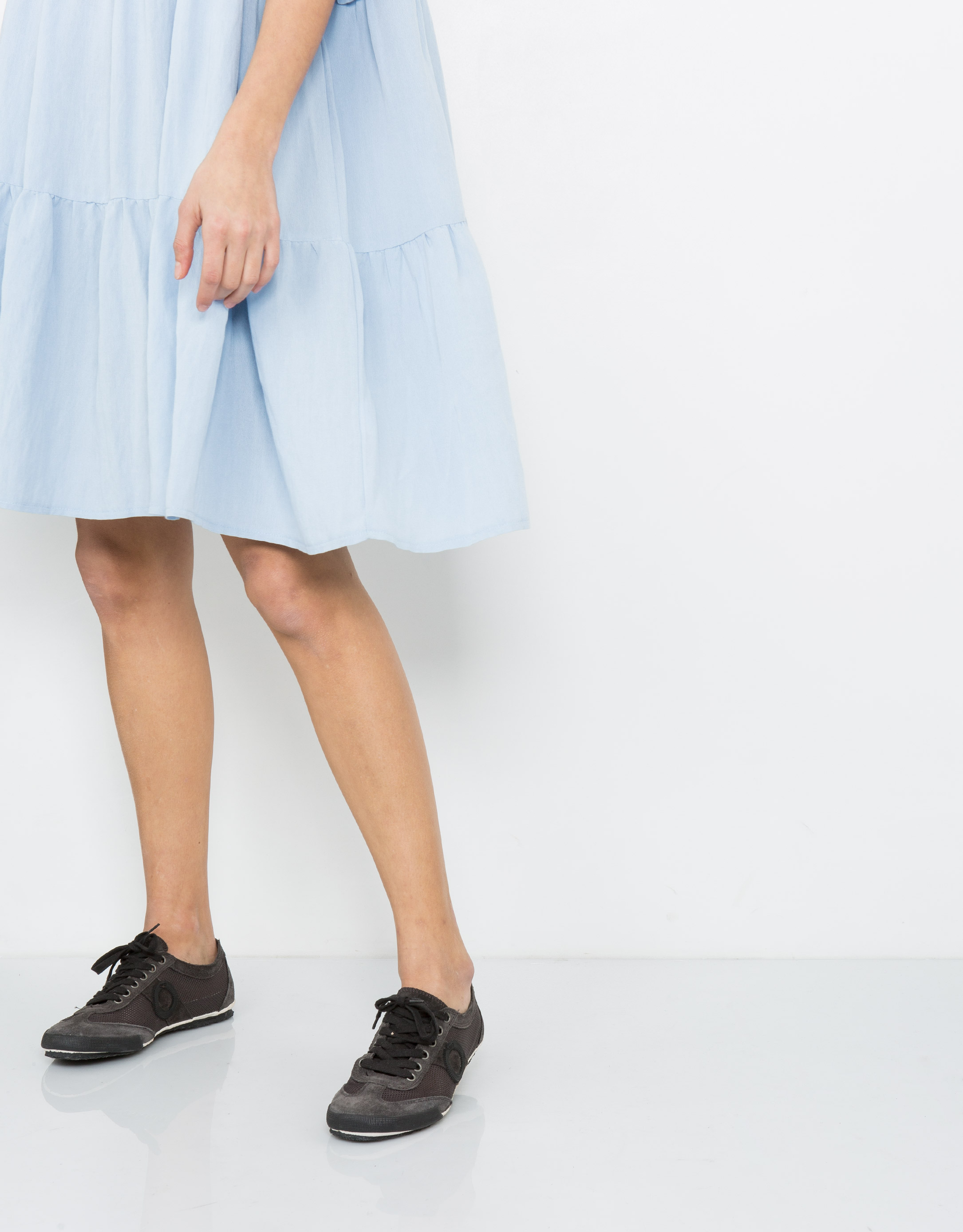 נעלי נשים - Aro - סניקרס JOANETA - שחור3