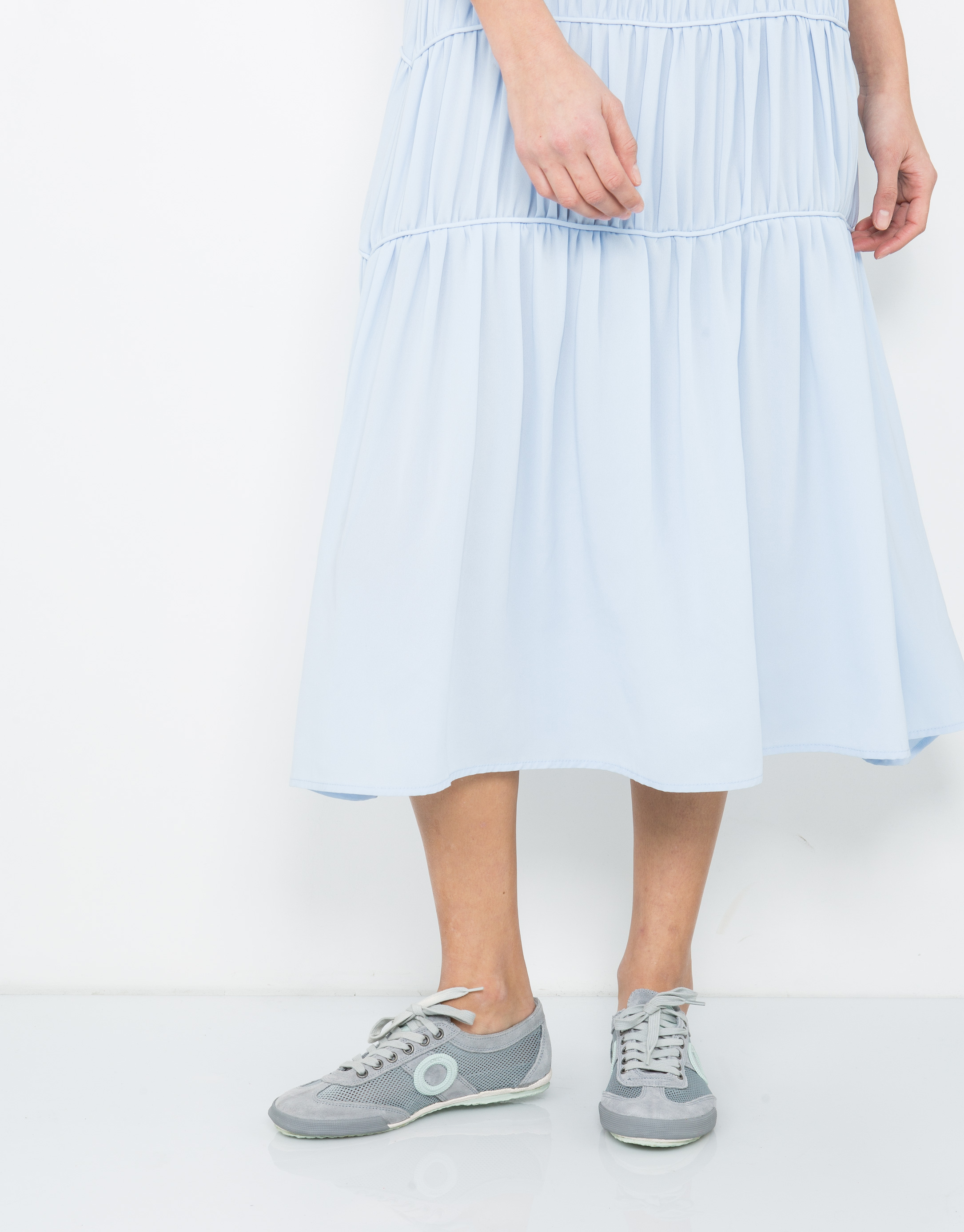 נעלי נשים - Aro - סניקרס JOANETA - אפור מנטה4