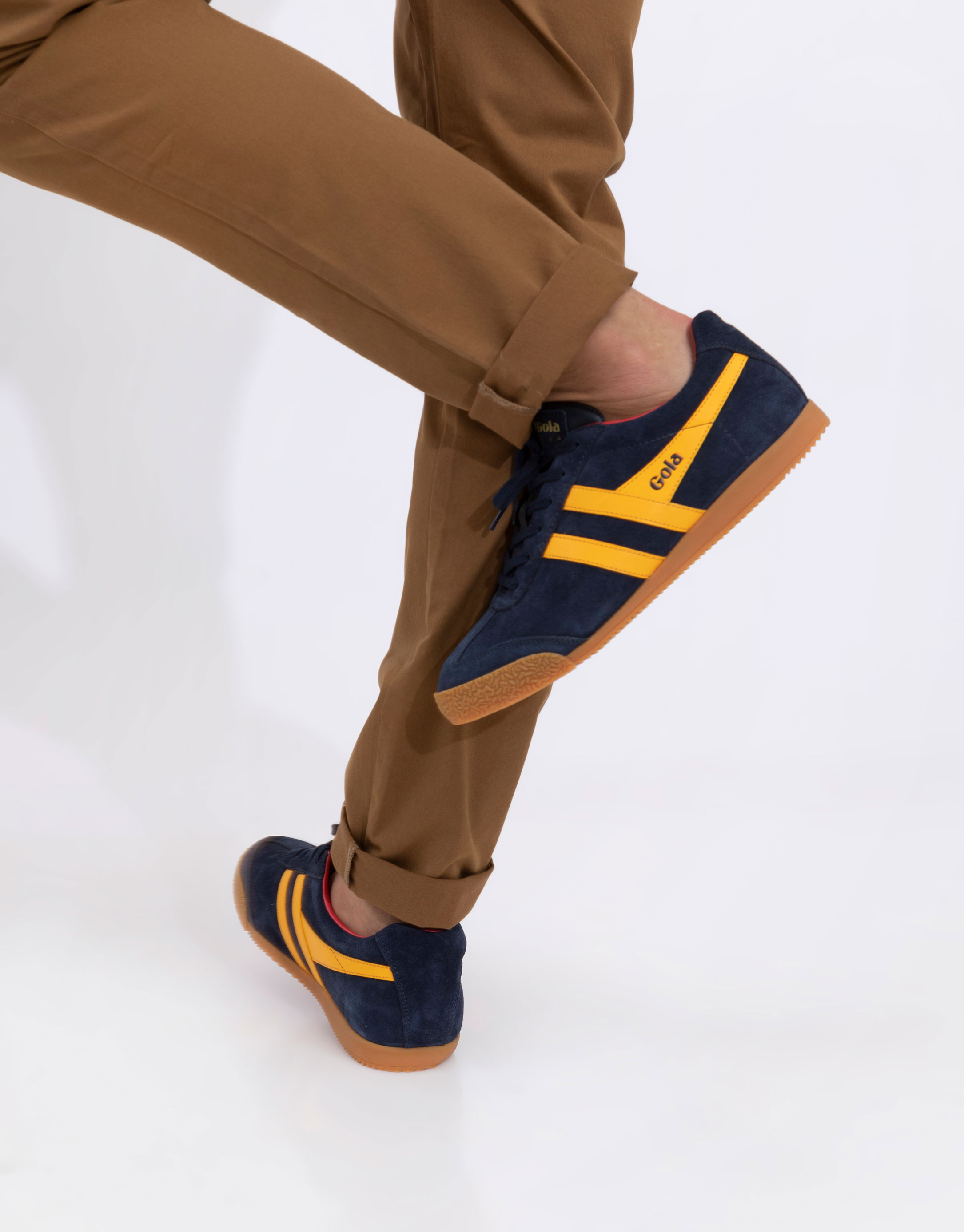 נעלי גברים - Gola - סניקרס HARRIER - כחול   צהוב4