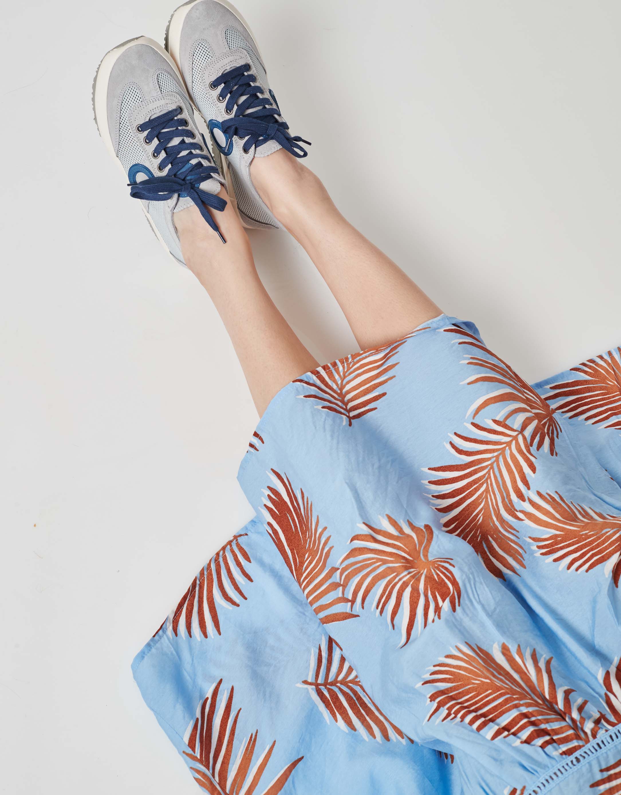 נעלי נשים - Aro - סניקרס JOANETA PLUS - אפור   כחול4