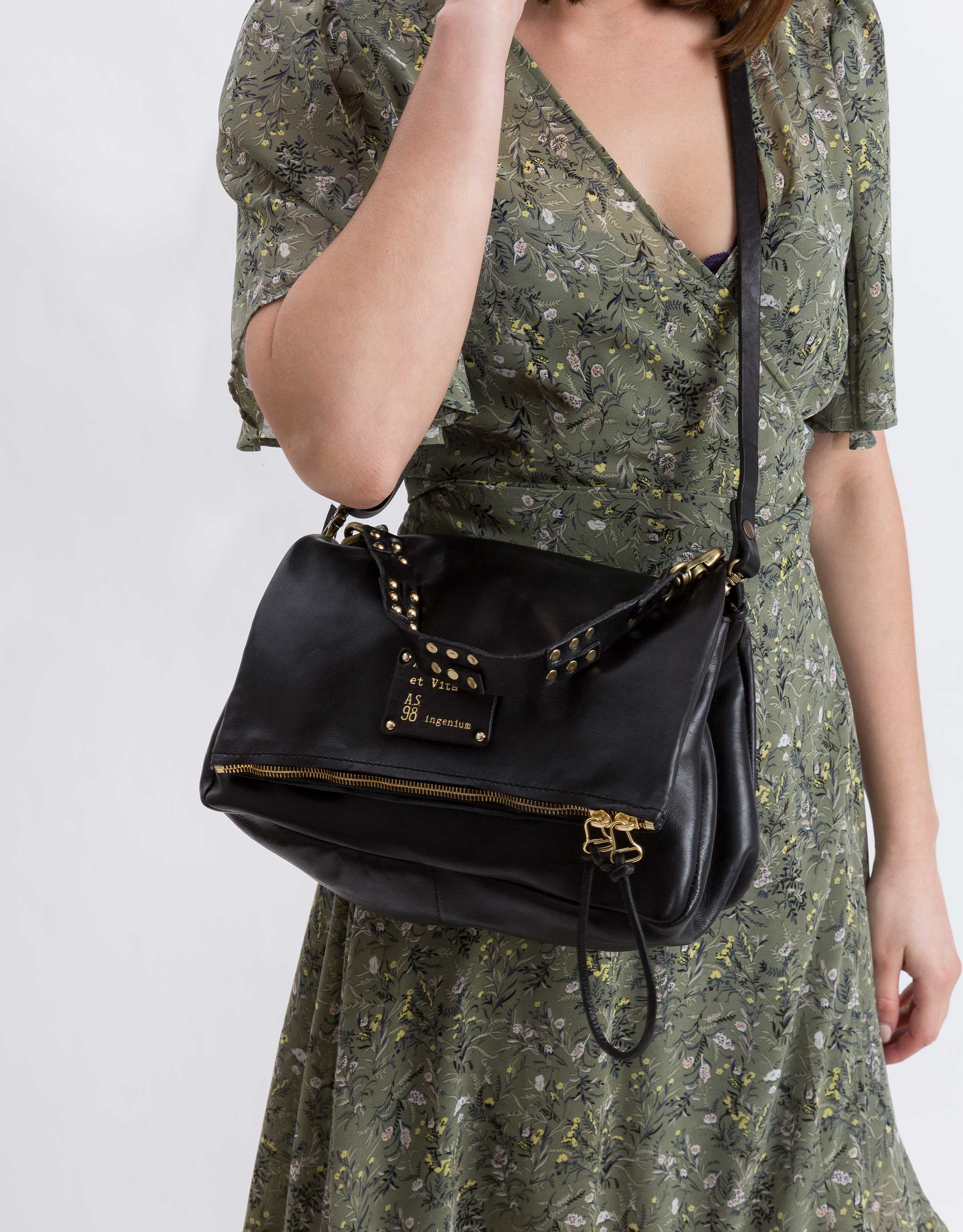 נעלי נשים - A.S. 98 - תיק BUSINESS AND PLEASURE - שחור2