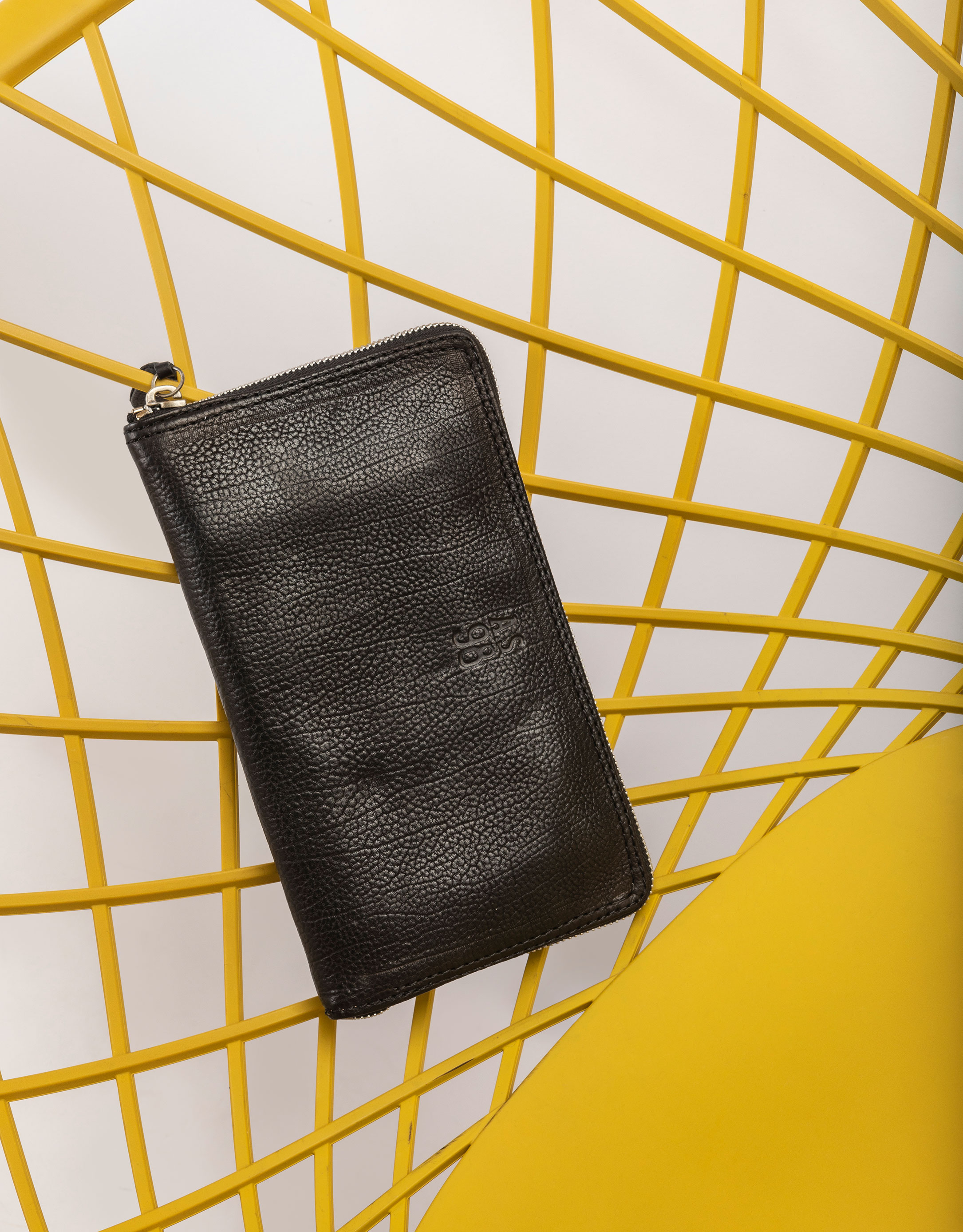 A.S. 98 - ארנק עור מלבני גדול - שחור3