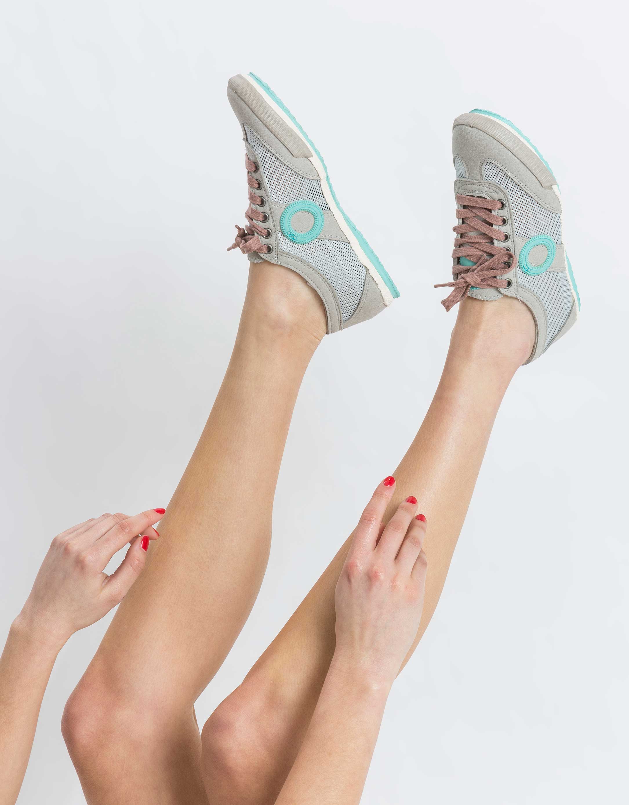 נעלי נשים - Aro - סניקרס JOANETA VEGAN - אפור1