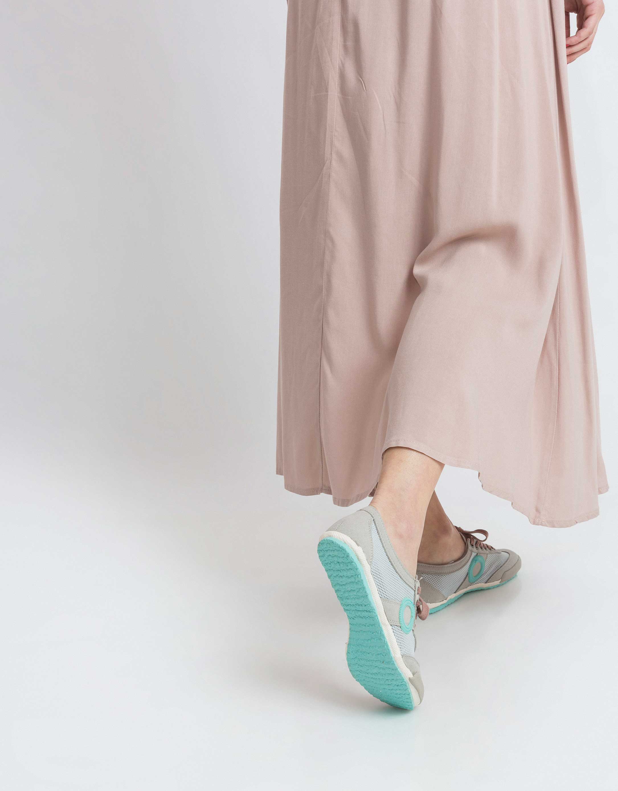 נעלי נשים - Aro - סניקרס JOANETA VEGAN - אפור2