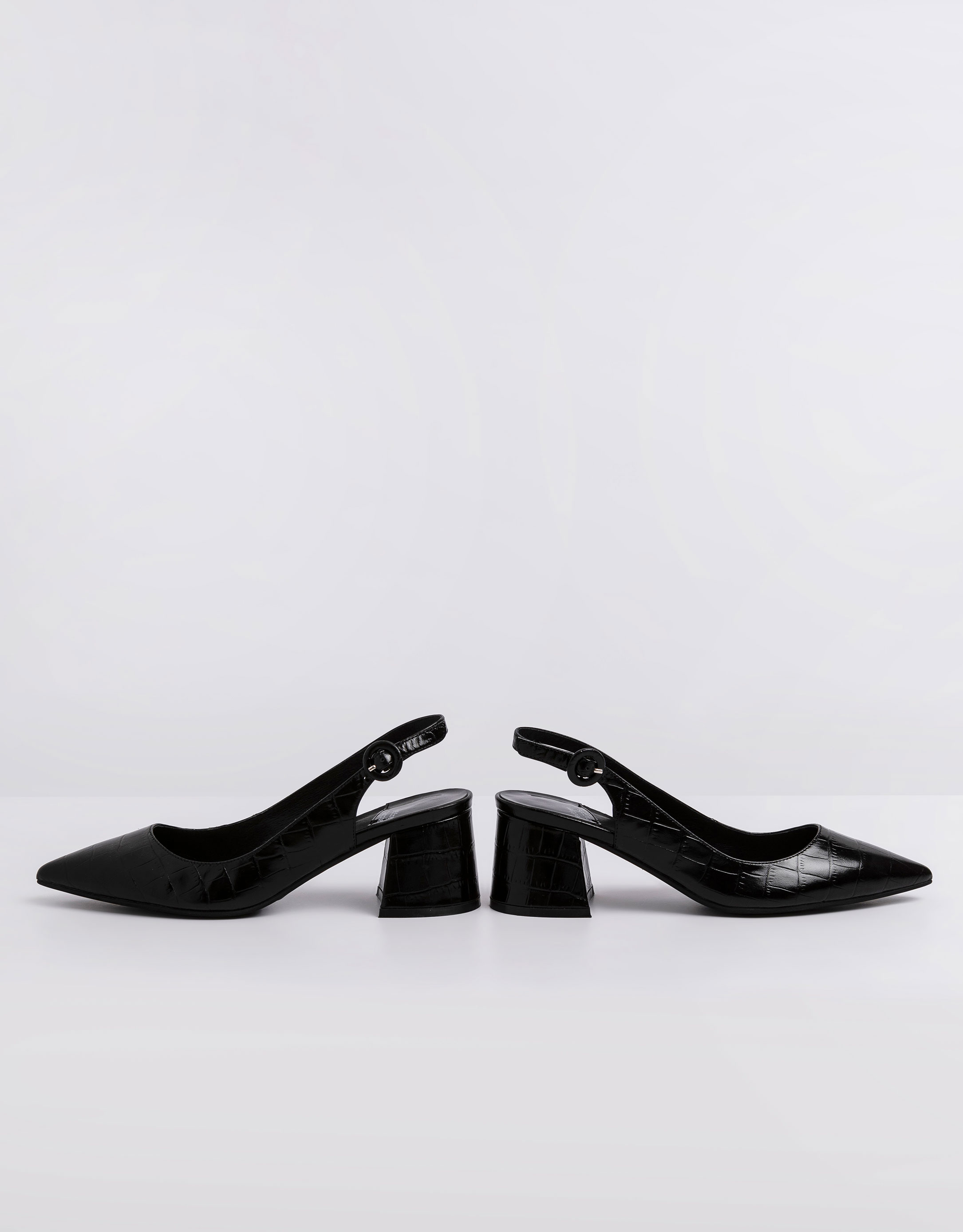 נעלי נשים - Jeffrey Campbell - נעלי סירה עם עקב HALLIE - שחור4