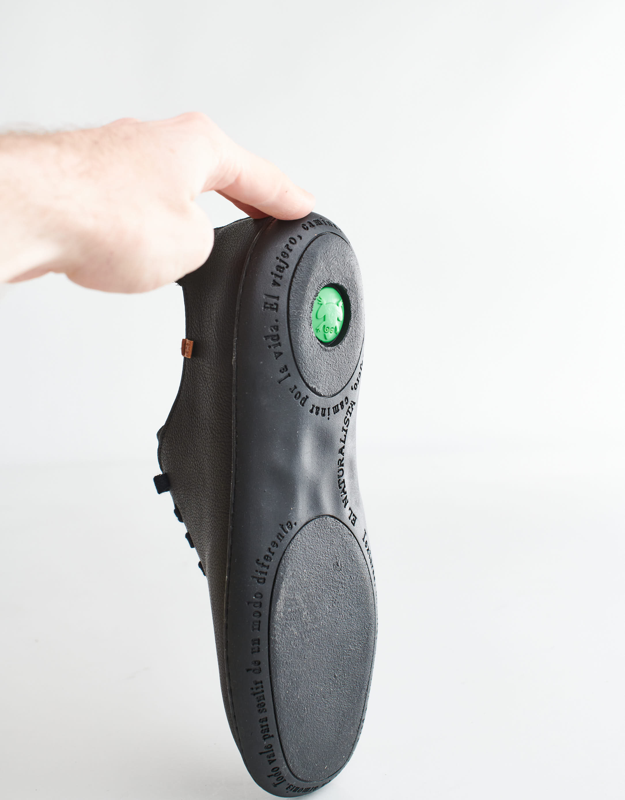 נעלי גברים - El Naturalista - נעליים עם שרוכים EL VIAJE - שחור4