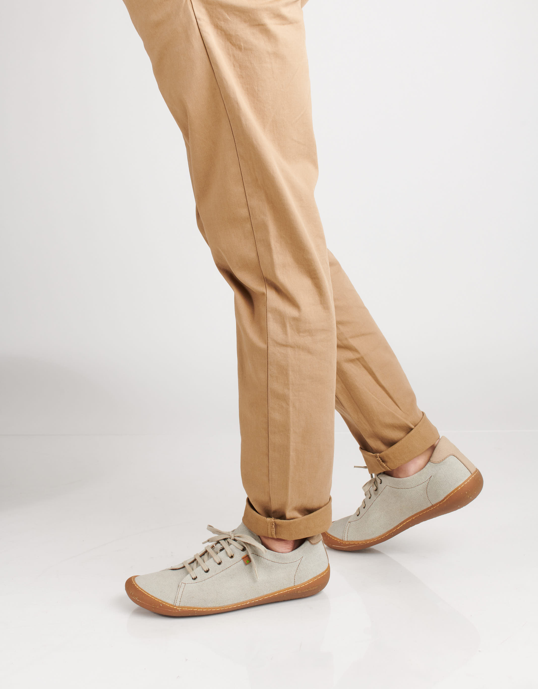 נעלי גברים - El Naturalista - סניקרס בד PAWIKAN - אבן2