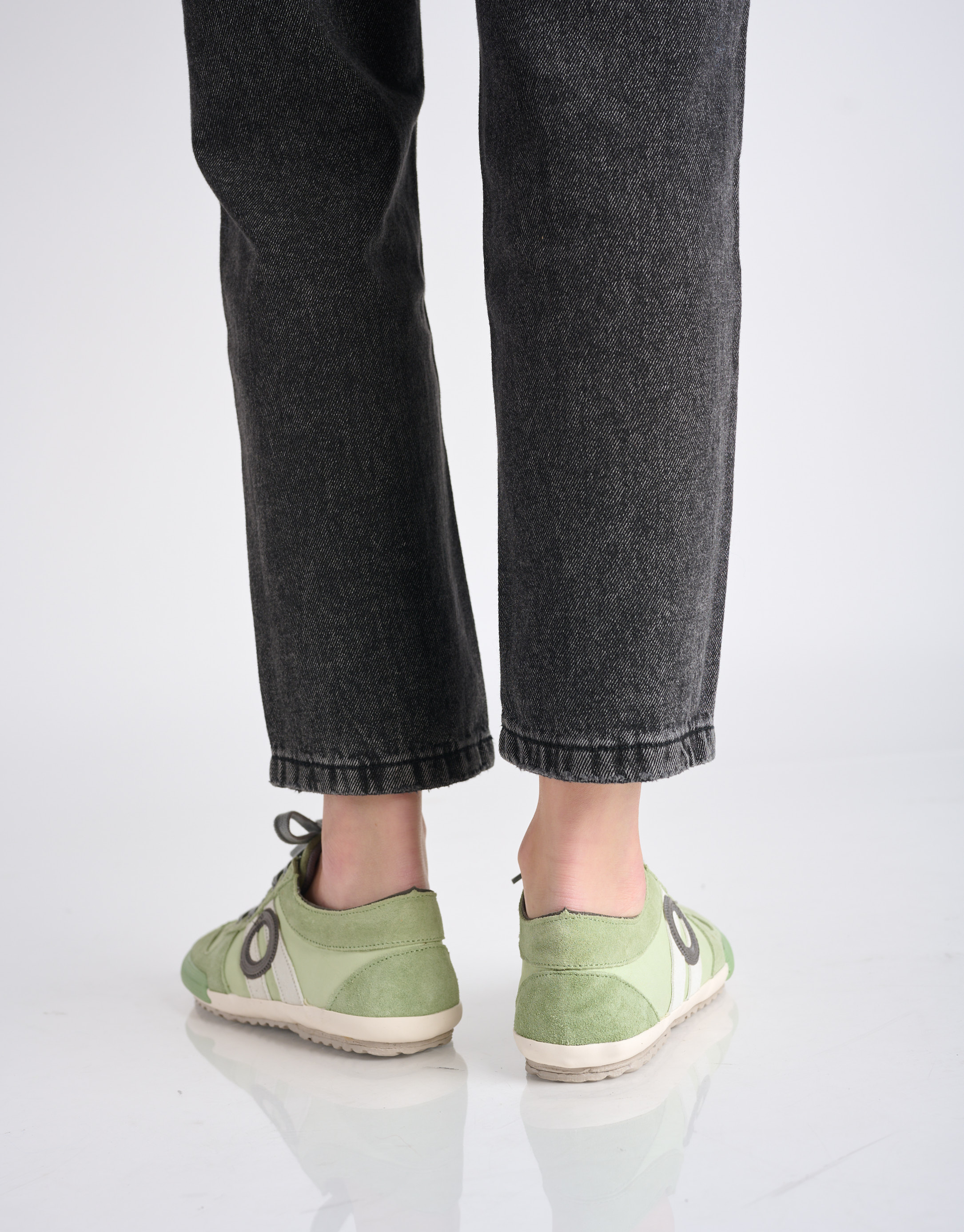 נעלי נשים - Aro - סניקרס נמוכות מעור IDO - מנטה4