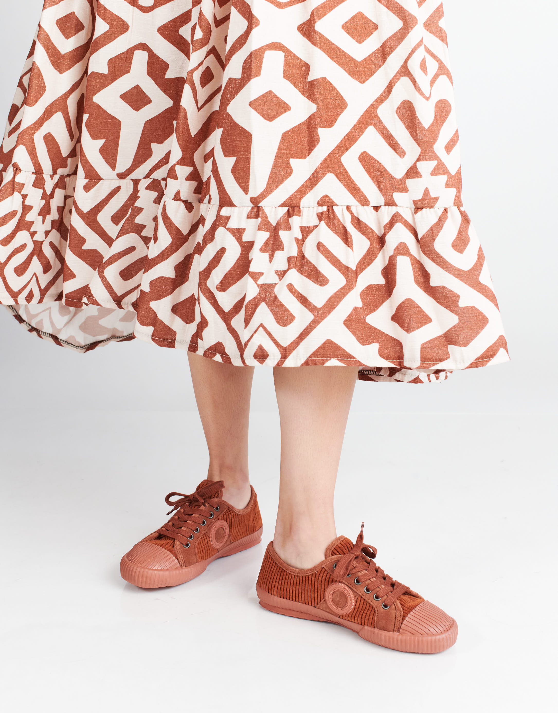 נעלי נשים - Aro - סניקרס קורדרוי CHARLIE - חמרה2