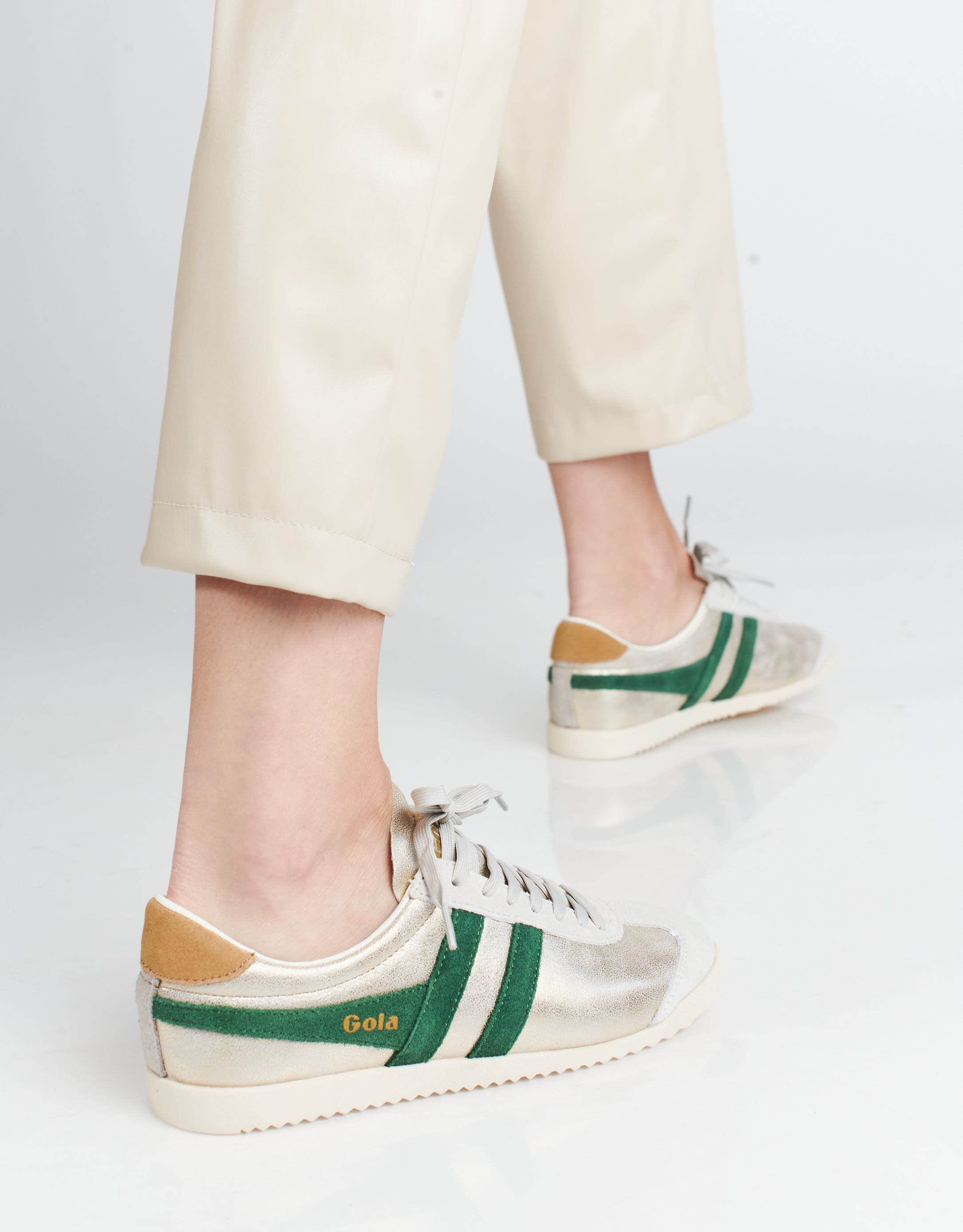 נעלי נשים - Gola - סניקרס BULLET BLAZE - ירוק4