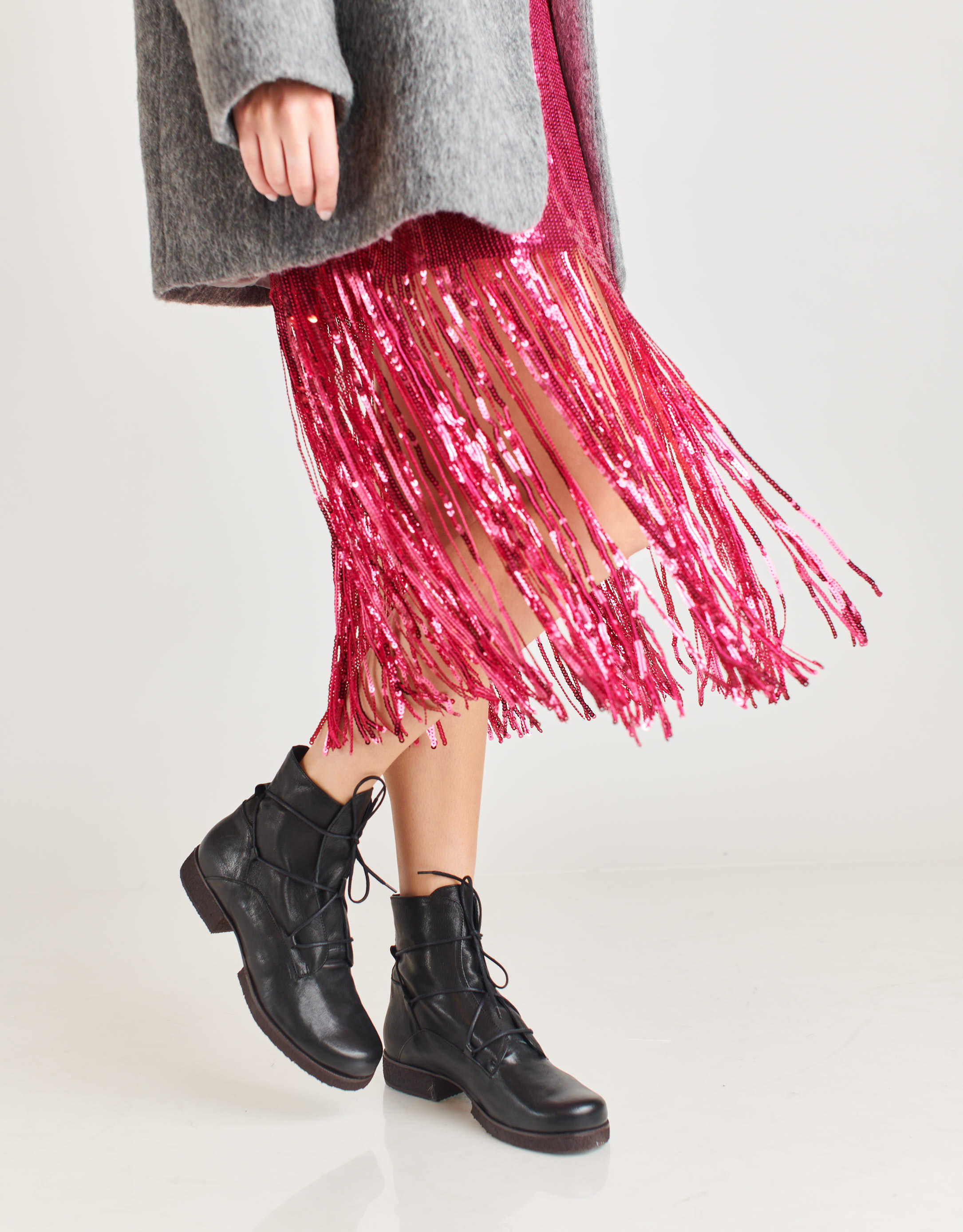 נעלי נשים - Vialis - מגפוני עור KIOTO - שחור3